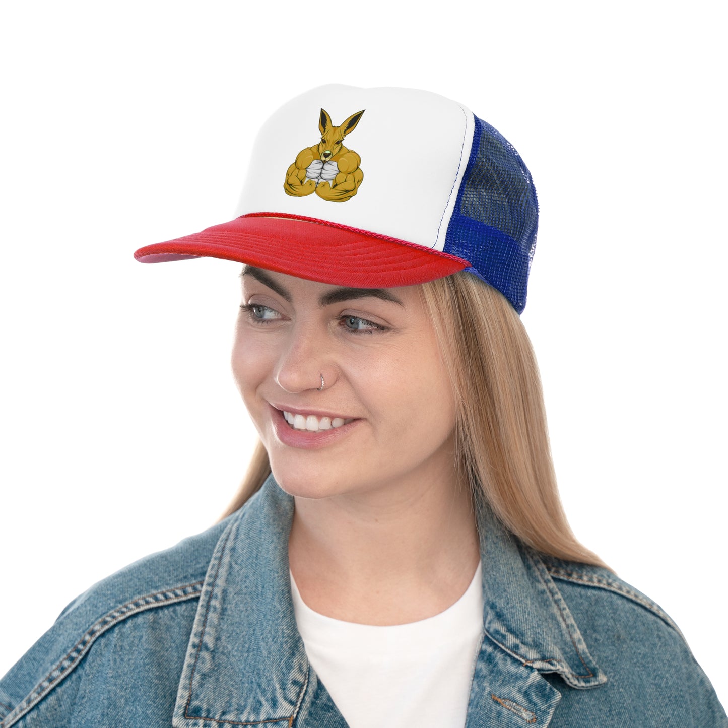 Ozi Grunt Kangaroo Trucker Caps - Gold