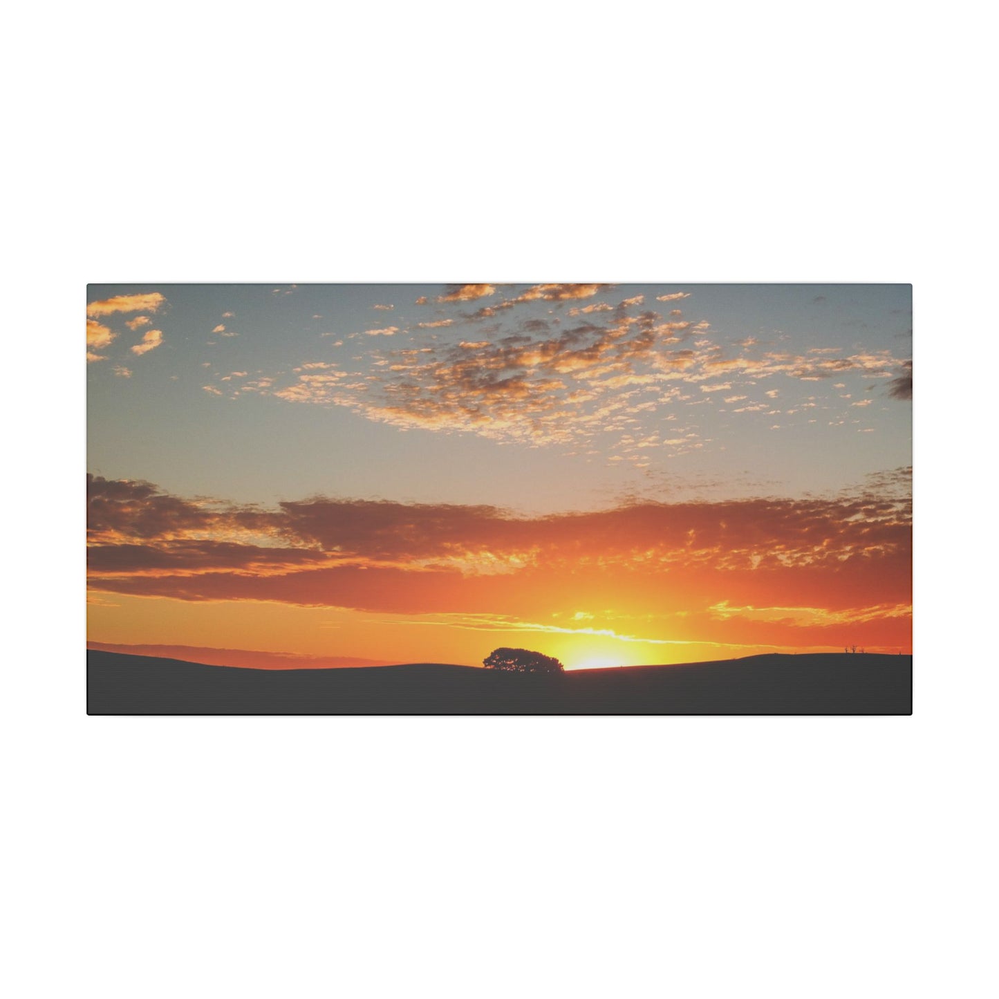 Pix By Ozi  "Doo Hill Sunset "  Victoria Australia printed on Canvas