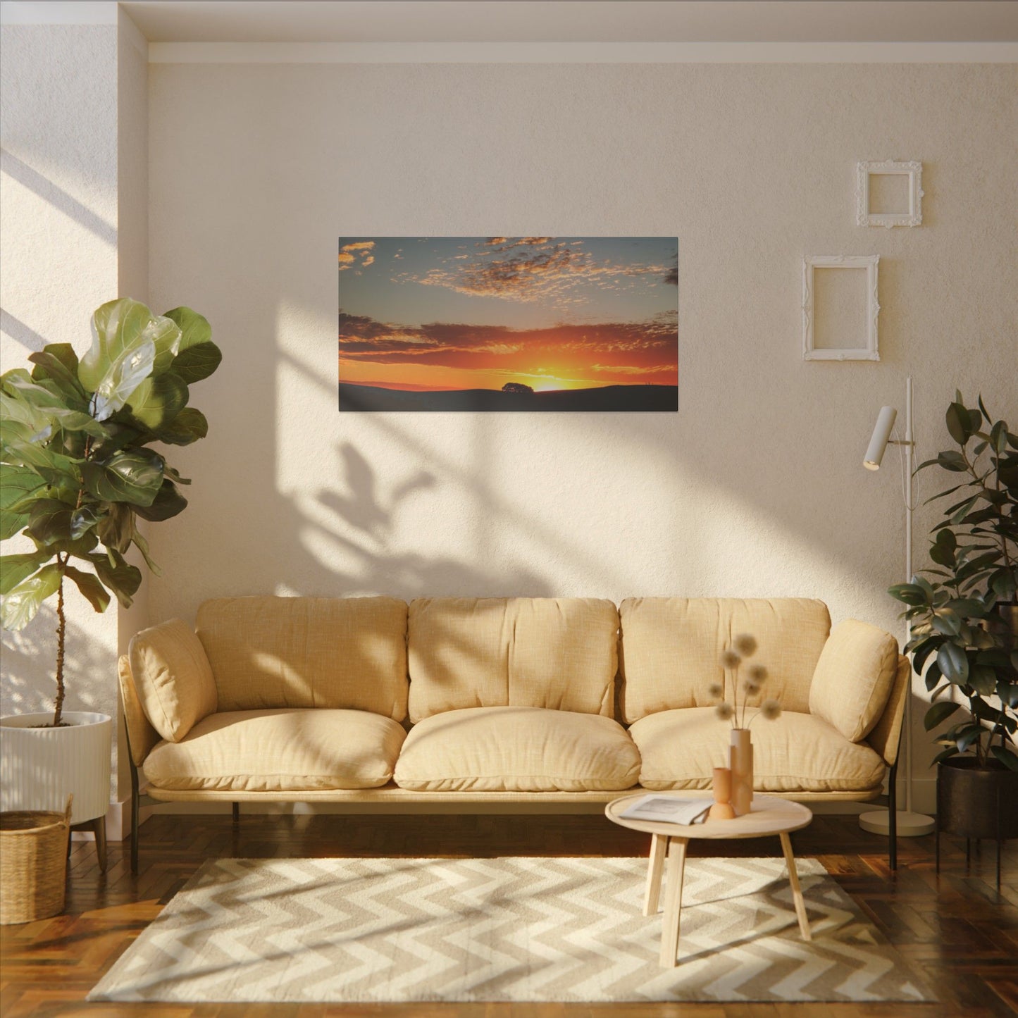 Pix By Ozi  "Doo Hill Sunset "  Victoria Australia printed on Canvas