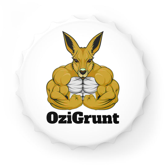 Ozi Grunt Bottle Opener - Gold & White