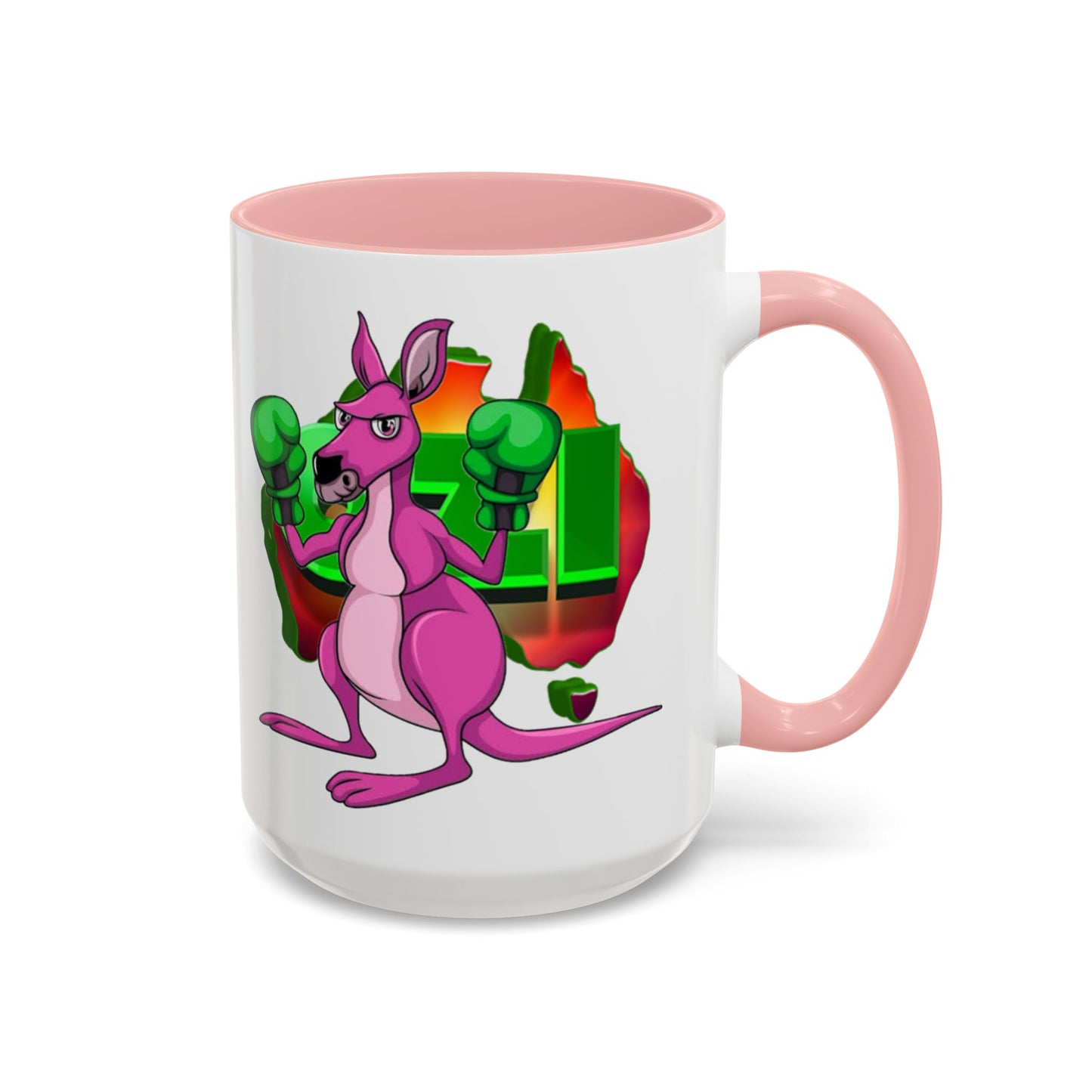 Ozi Mugs - Pink Kangaroo