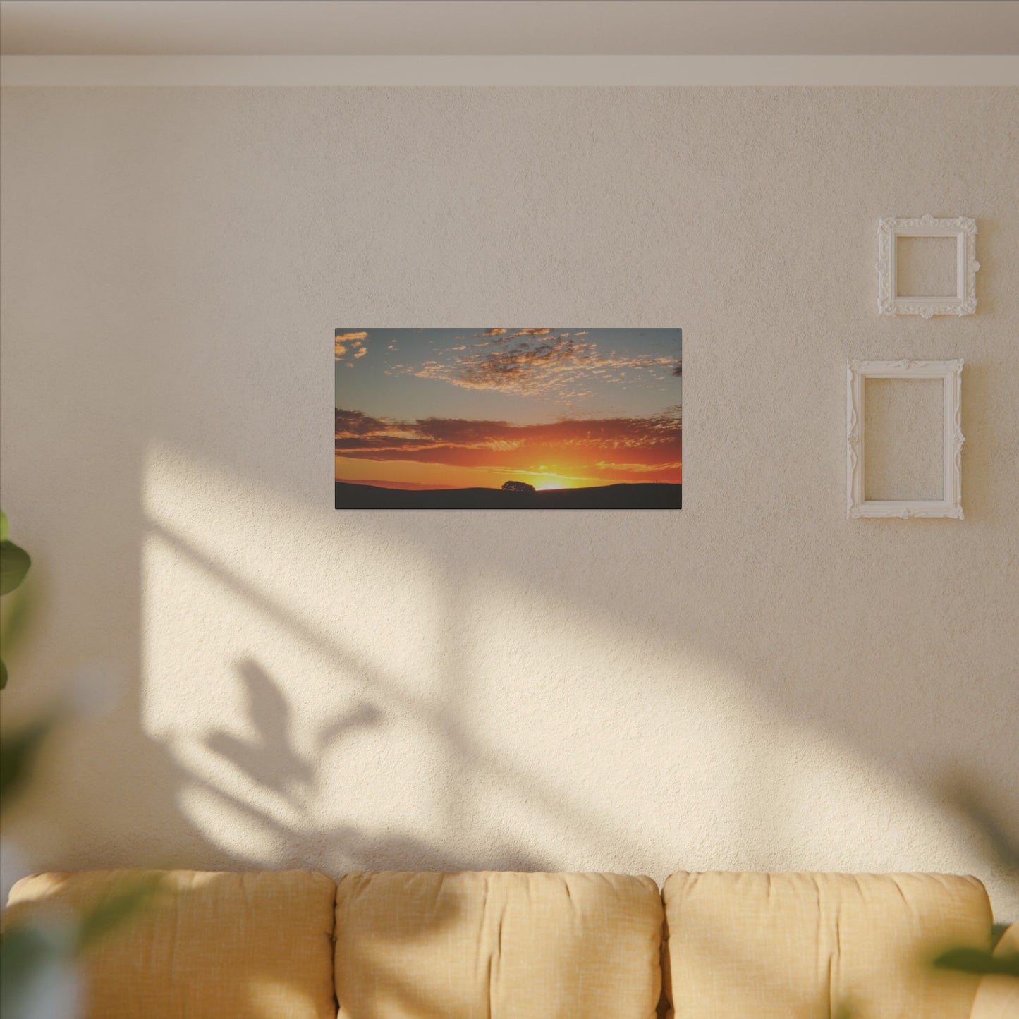 Pix By Ozi  "Doo Hill Sunset "  Victoria Australia printed on Canvas