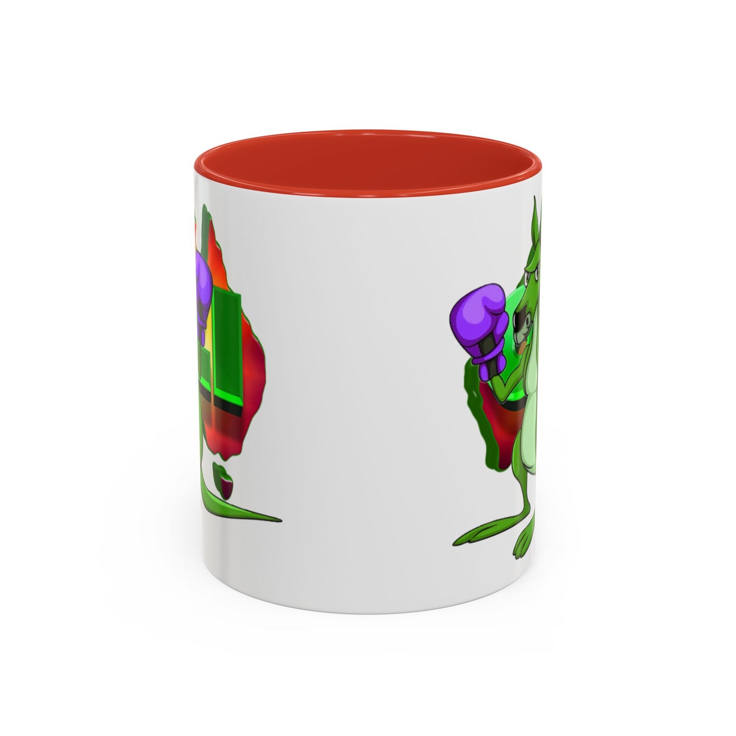 Ozi Mugs - Green Kangaroo