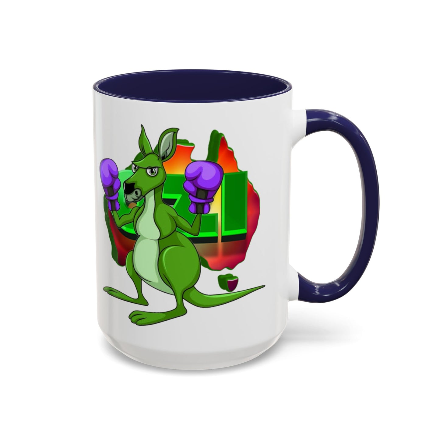 Ozi Mugs - Green Kangaroo