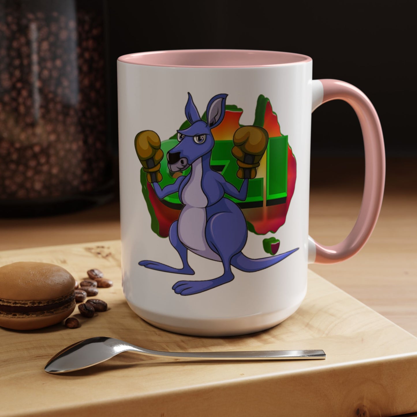 Ozi Mugs  - Blue Kangaroo