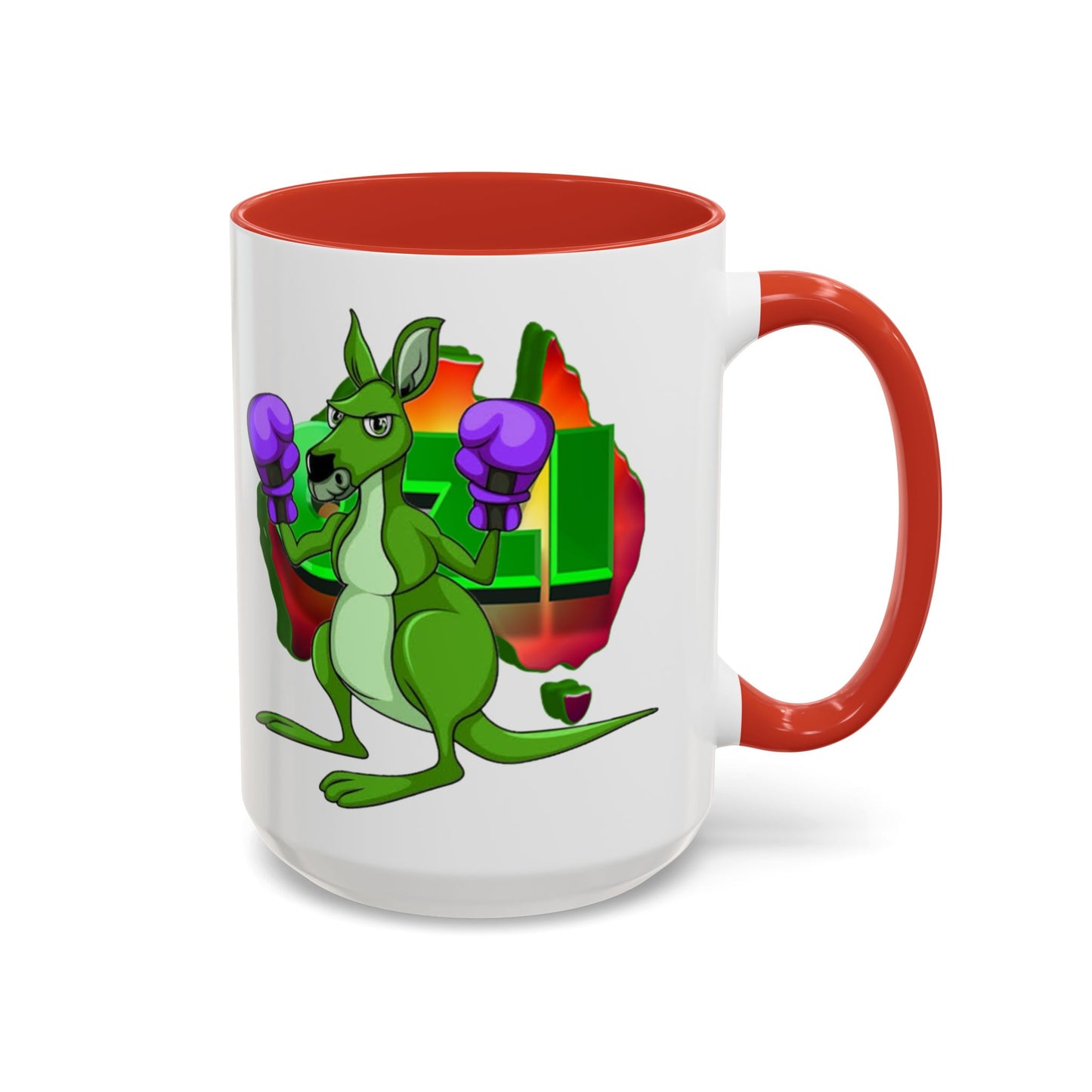 Ozi Mugs - Green Kangaroo