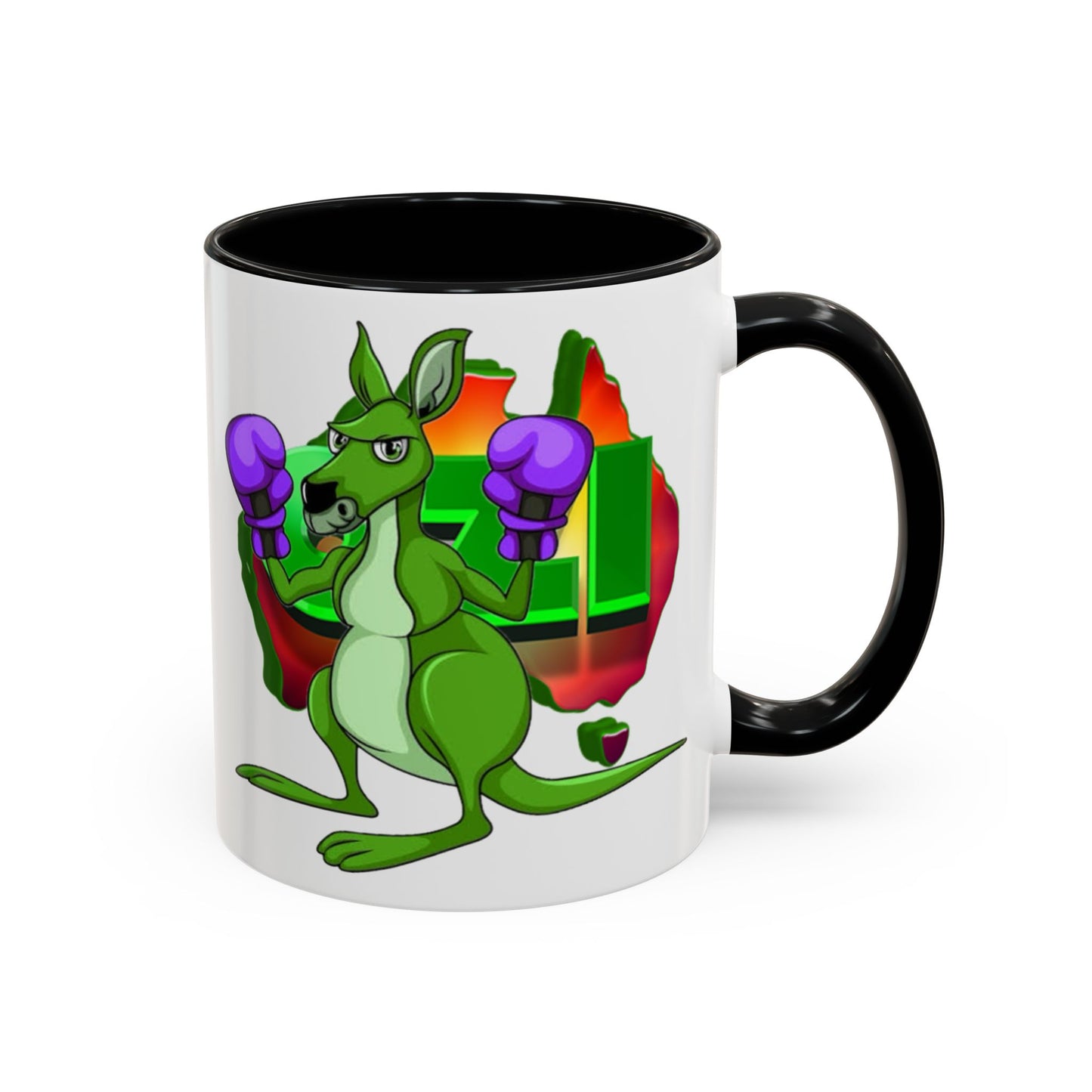 Ozi Mugs - Green Kangaroo