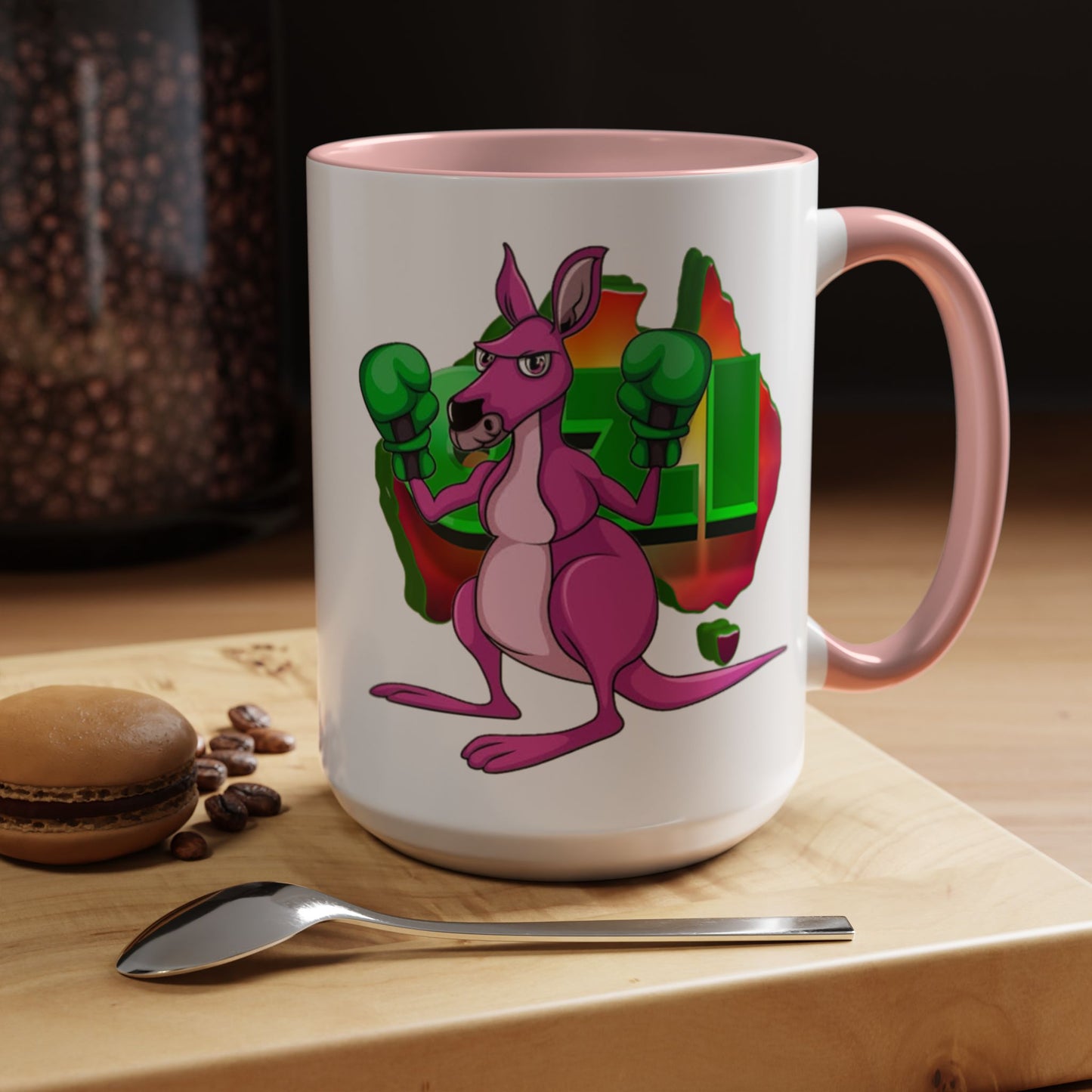 Ozi Mugs - Pink Kangaroo