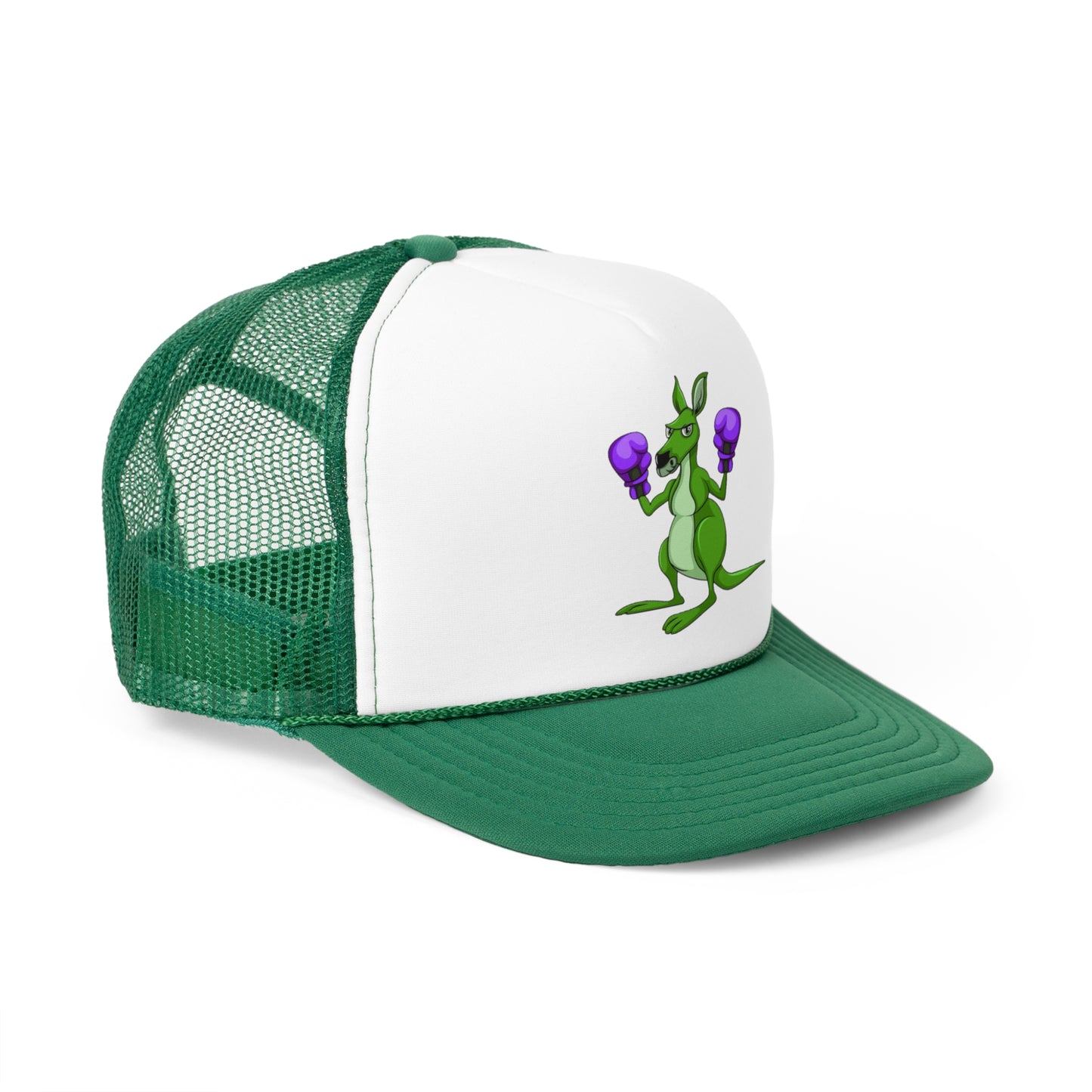 Ozi Boxing Kangaroo Trucker Caps - Green