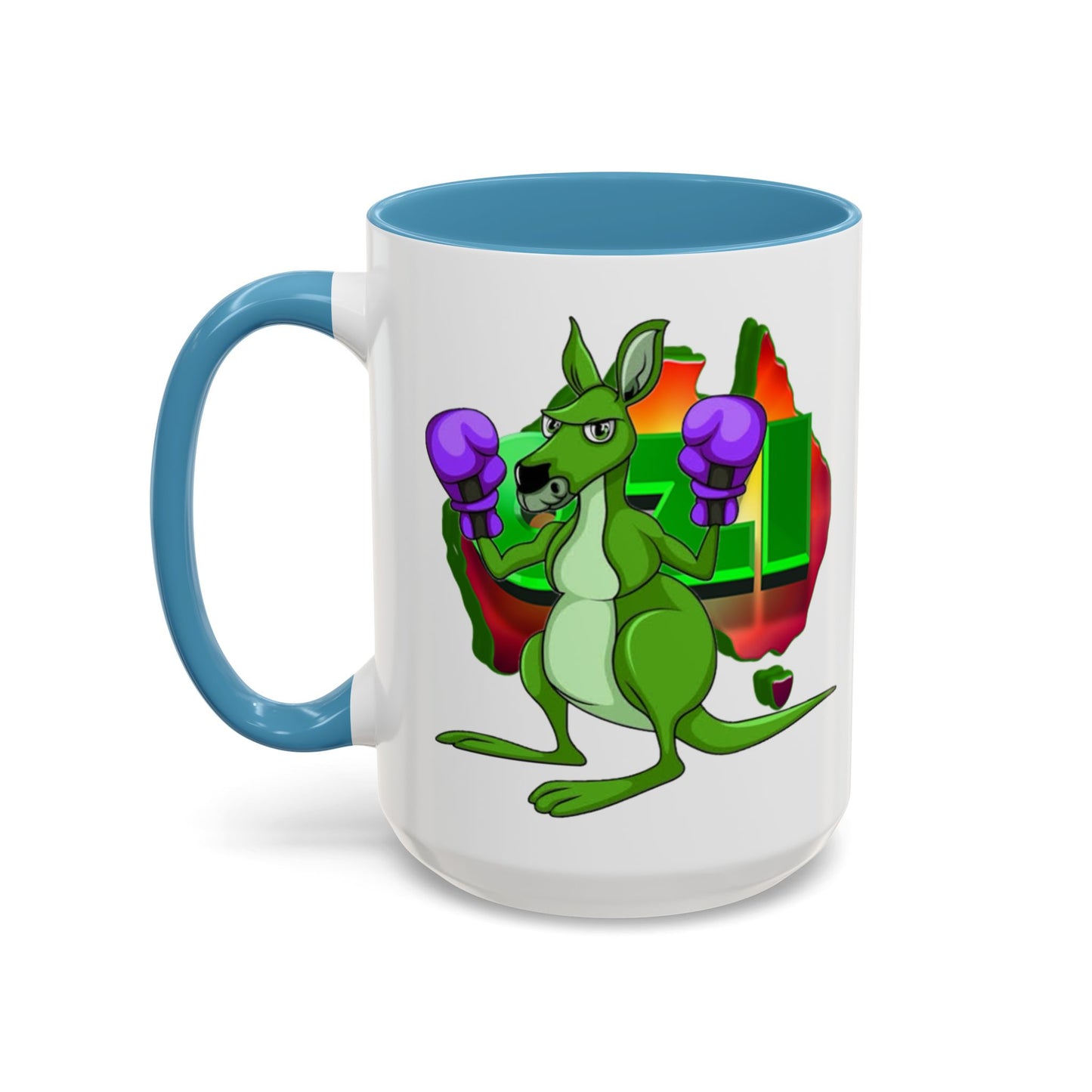 Ozi Mugs - Green Kangaroo