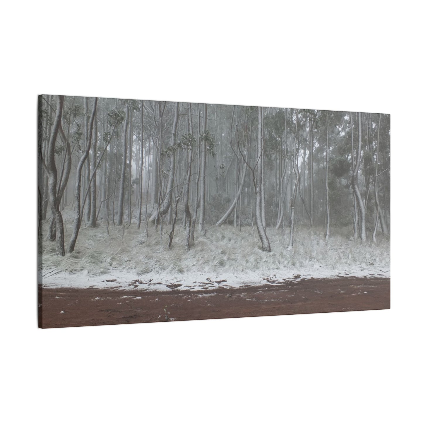 Pix By Ozi  "Snow In Ballarat Hills"  Victoria Australia printed on Canvas