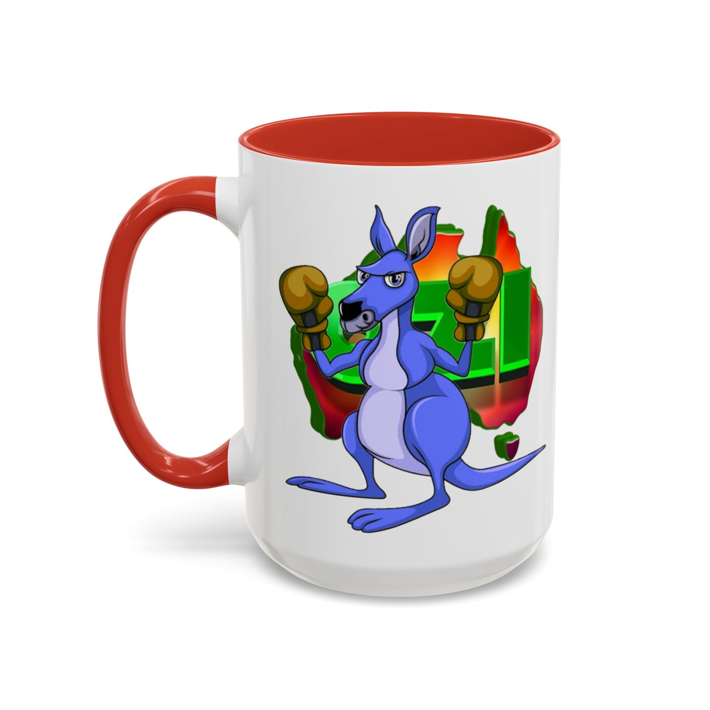 Ozi Mugs  - Blue Kangaroo