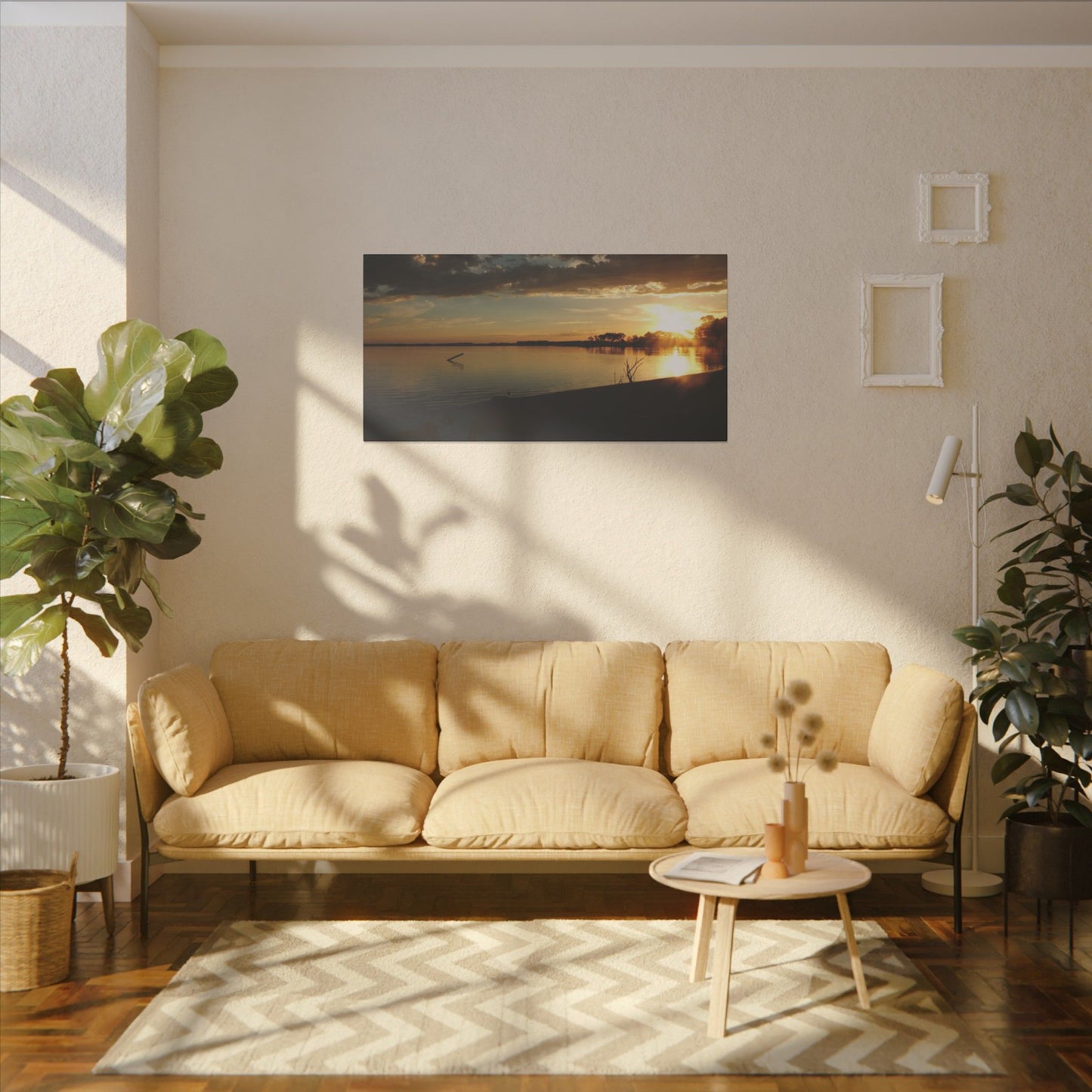 Pix By Ozi  "lake Colac Sunset"  Victoria Australia printed on Canvas