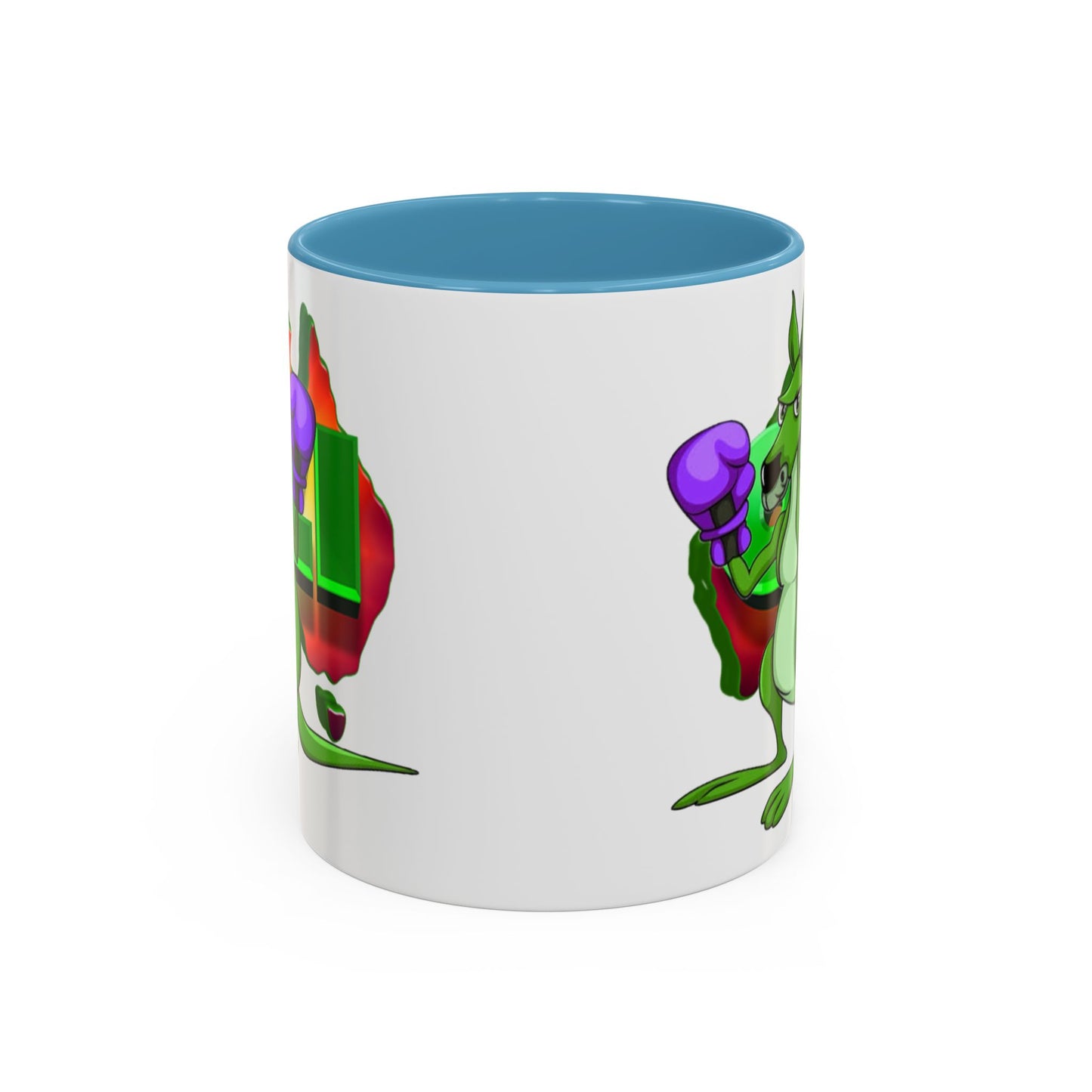 Ozi Mugs - Green Kangaroo