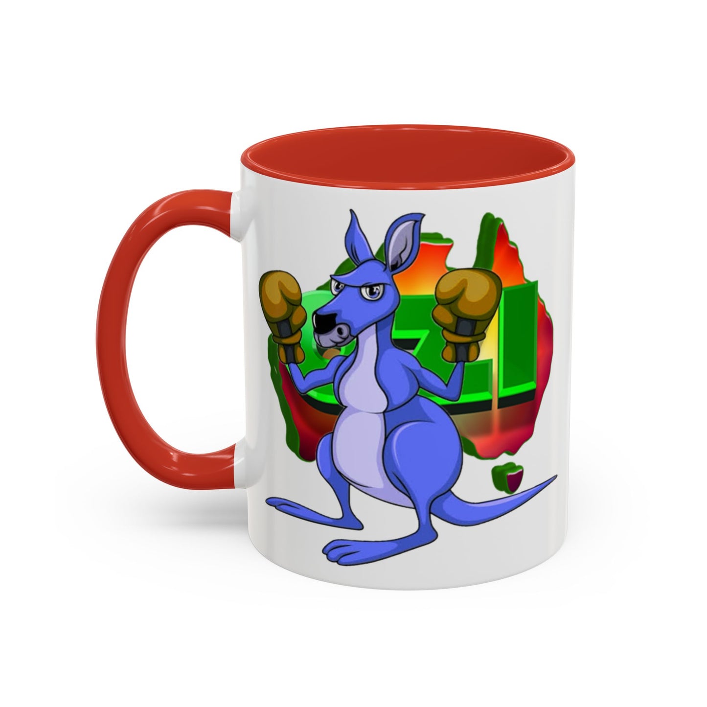 Ozi Mugs  - Blue Kangaroo