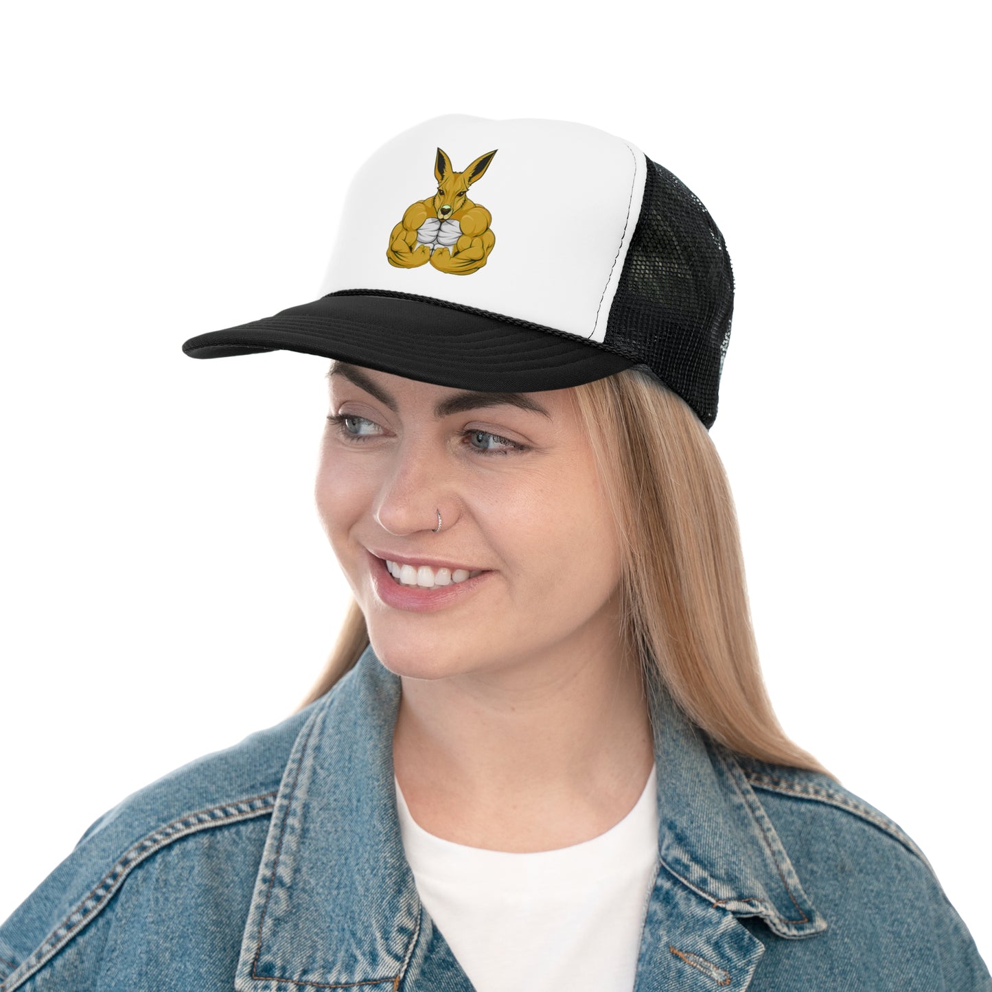 Ozi Grunt Kangaroo Trucker Caps - Gold