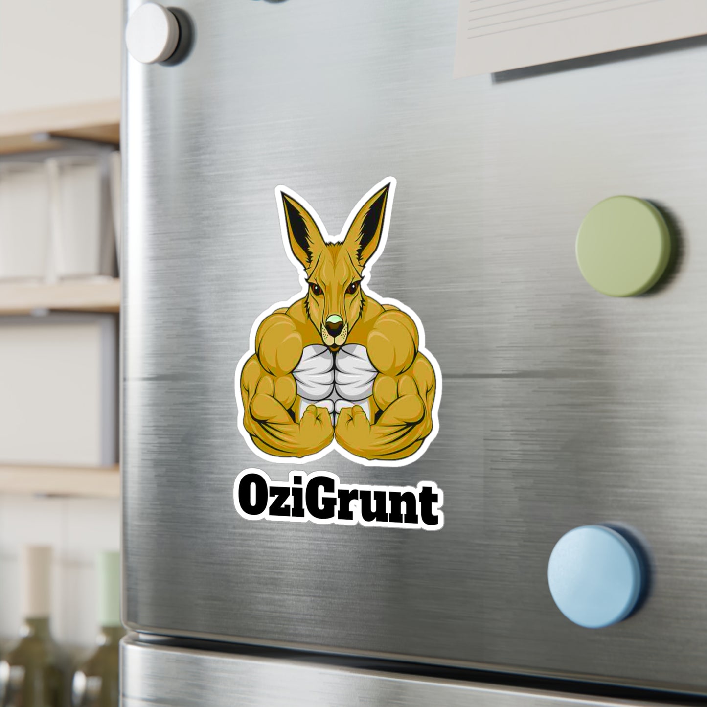 Ozi Grunt Stickers - Gold