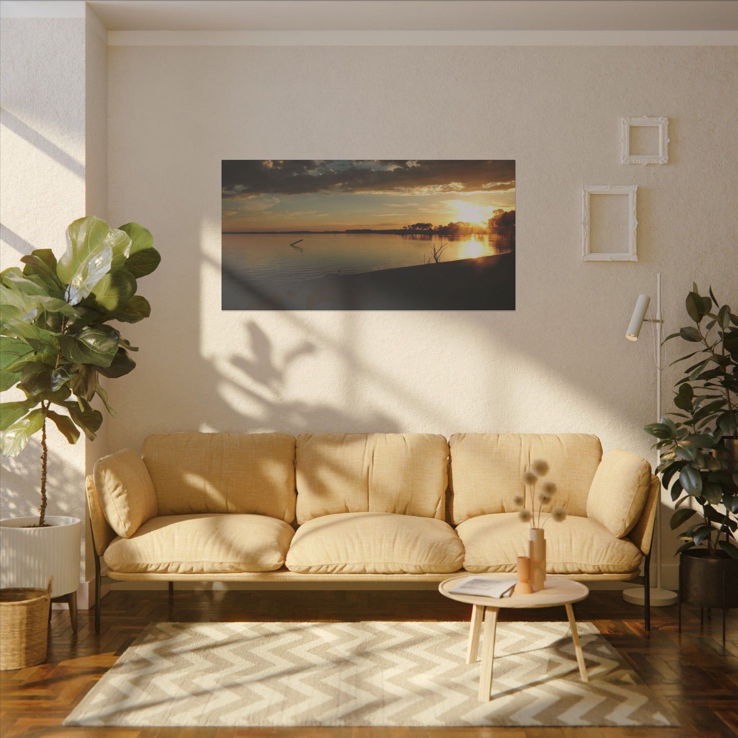 Pix By Ozi  "lake Colac Sunset"  Victoria Australia printed on Canvas