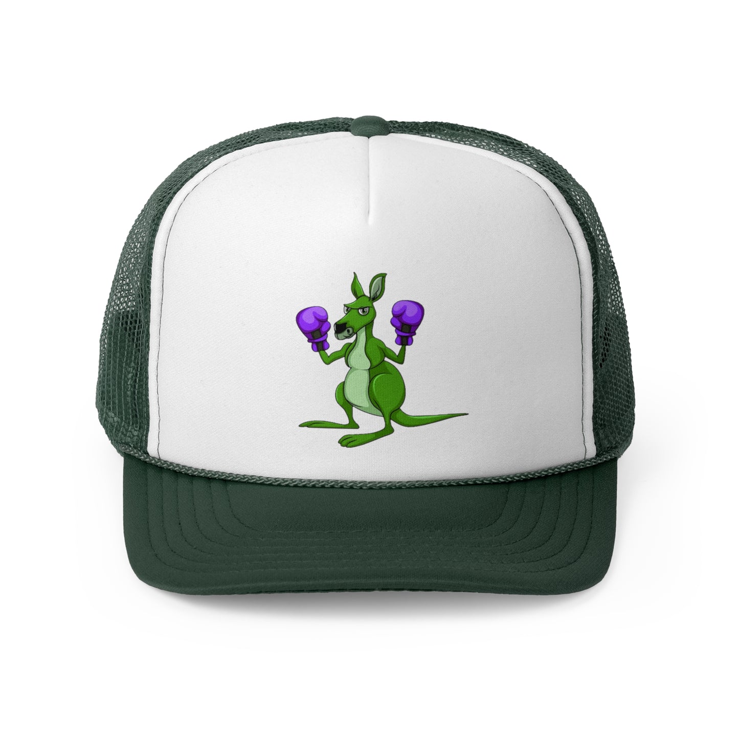 Ozi Boxing Kangaroo Trucker Caps - Green