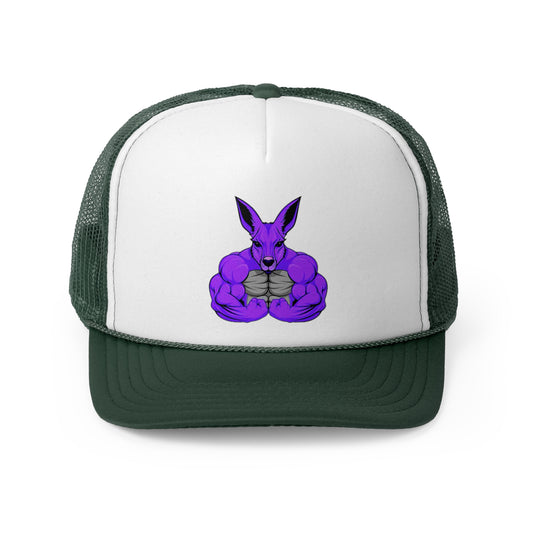 Ozi Grunt Kangaroo Trucker Caps - Purple