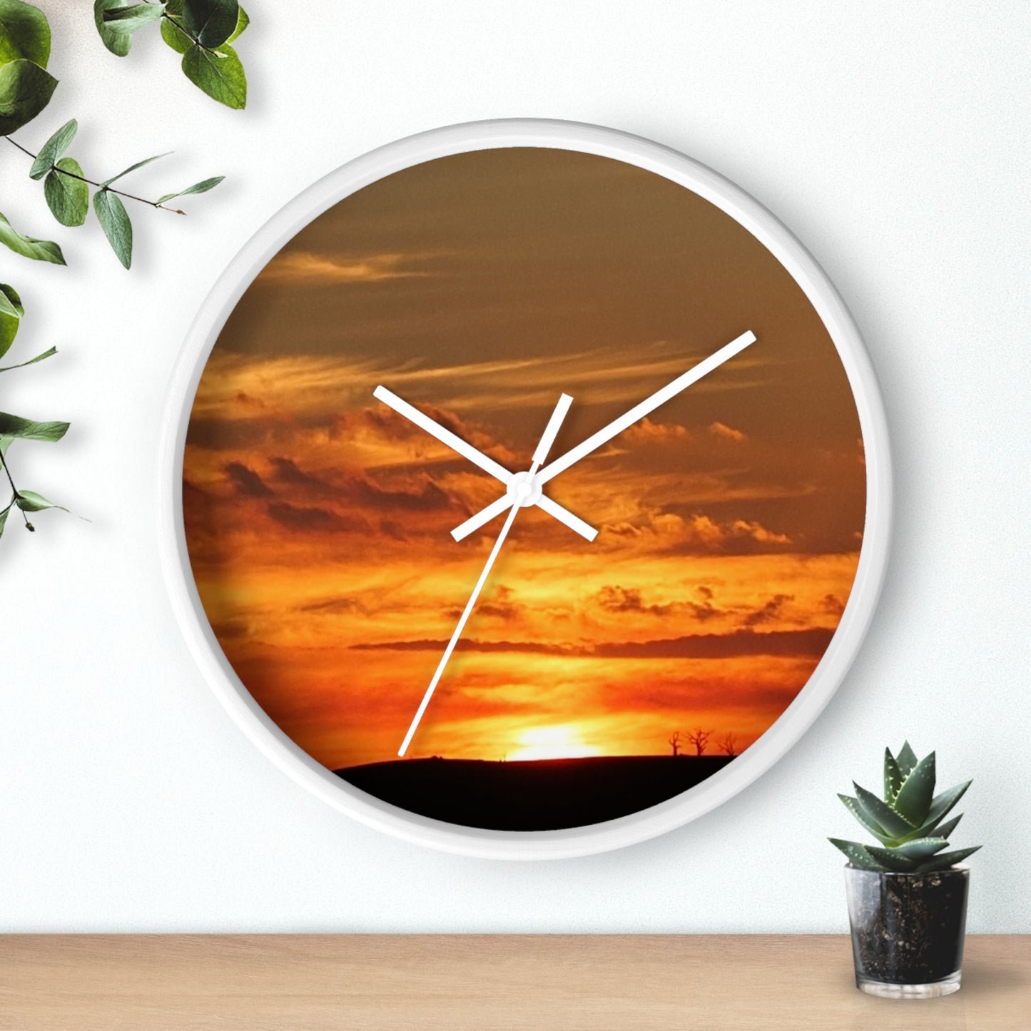 Ozi Pix Wall Clock - Sunset