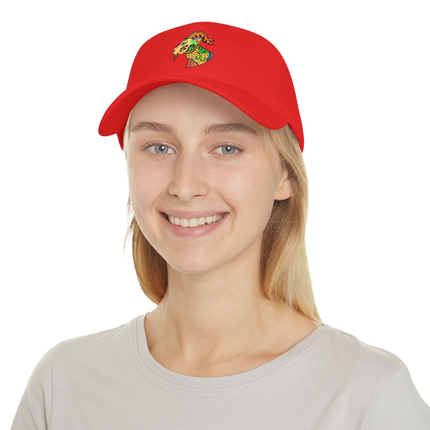 Ozi Baseball Cap With Hand Drawn Art