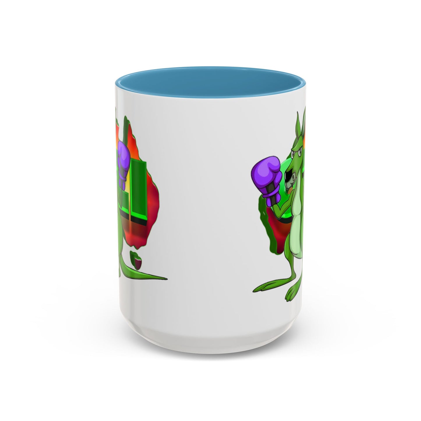 Ozi Mugs - Green Kangaroo