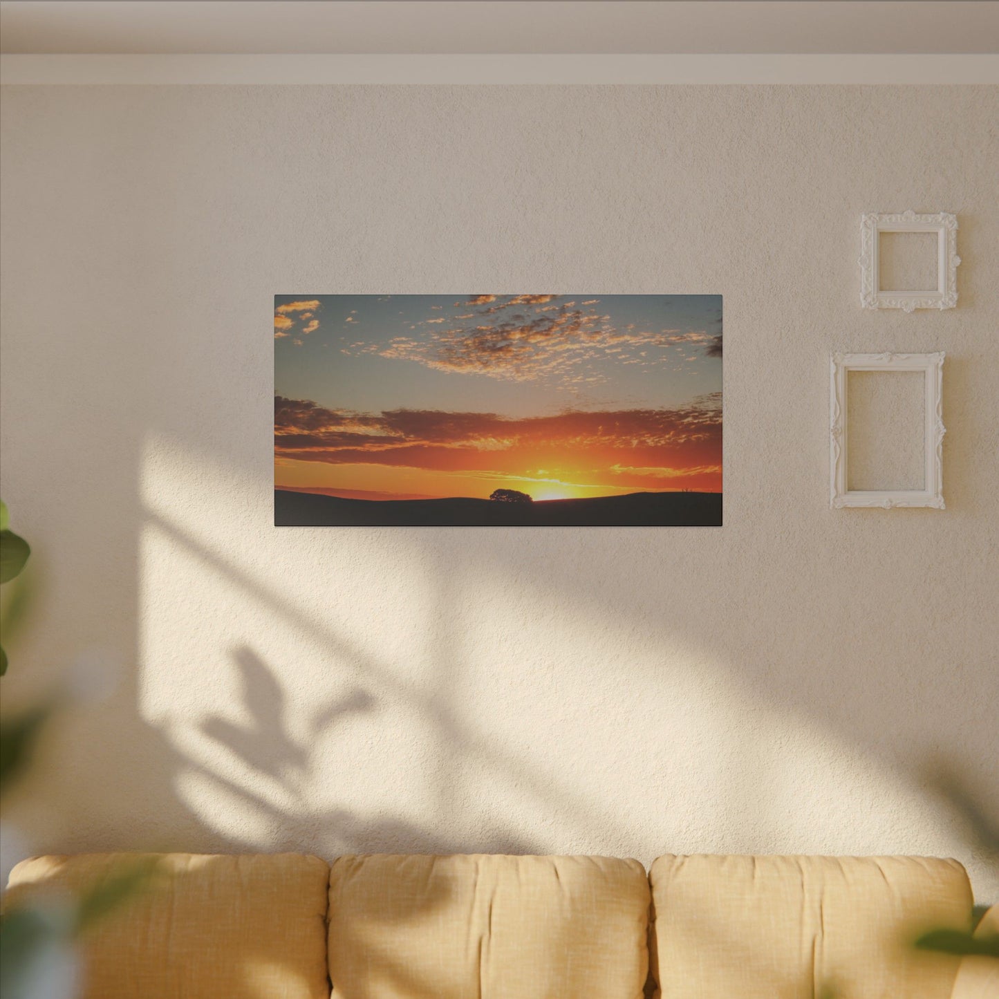 Pix By Ozi  "Doo Hill Sunset "  Victoria Australia printed on Canvas