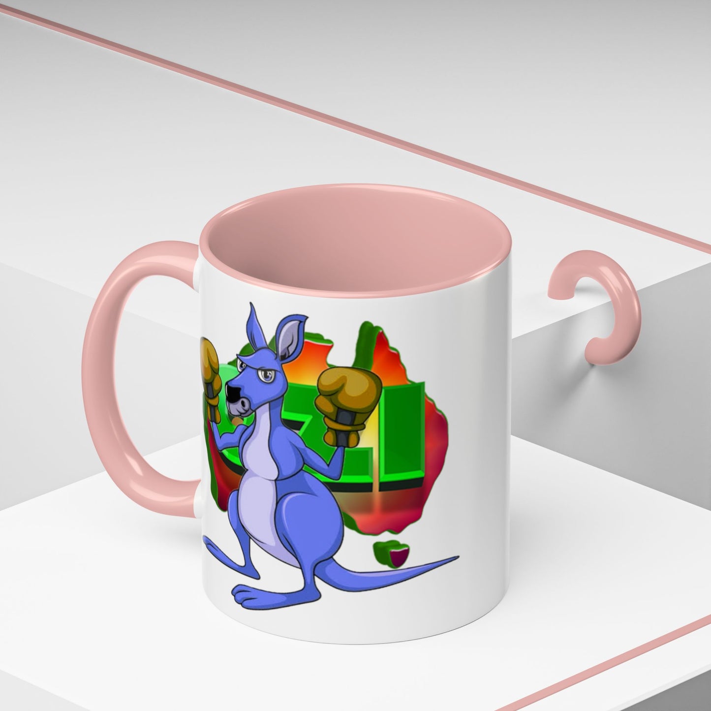 Ozi Mugs  - Blue Kangaroo