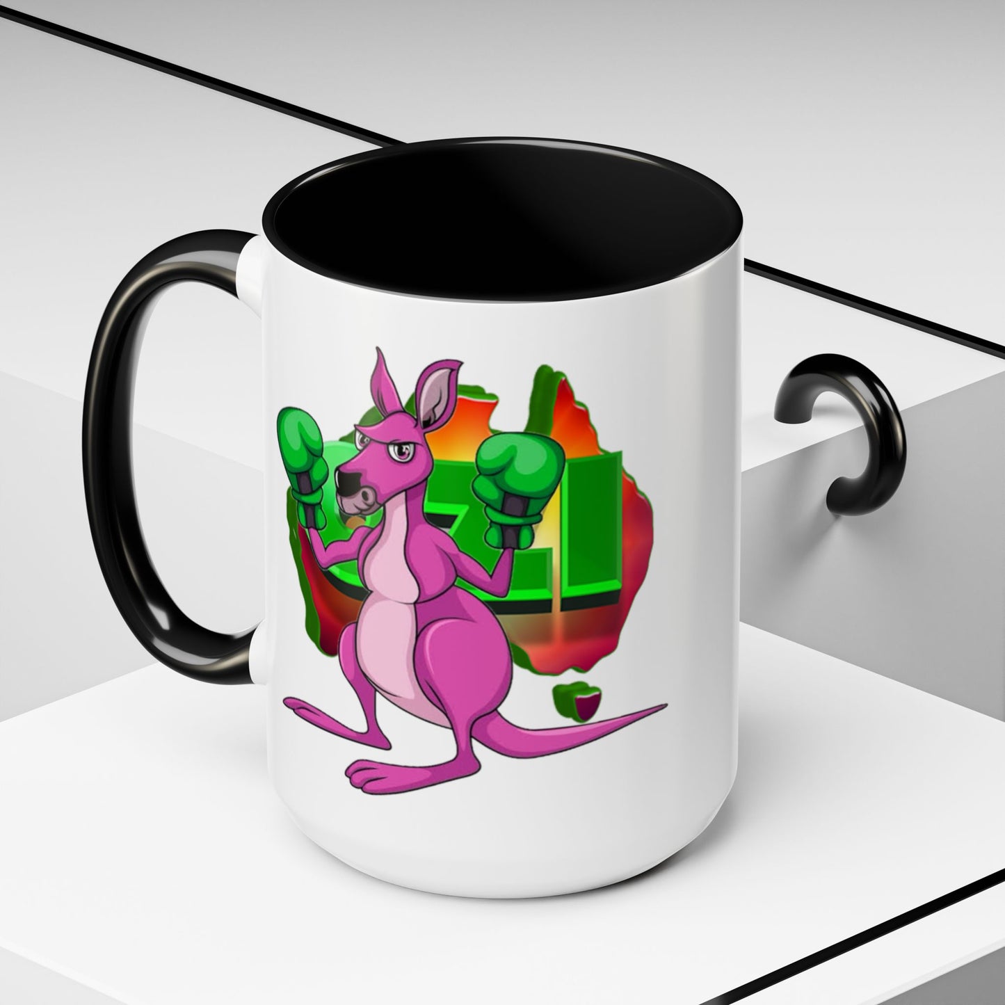 Ozi Mugs - Pink Kangaroo