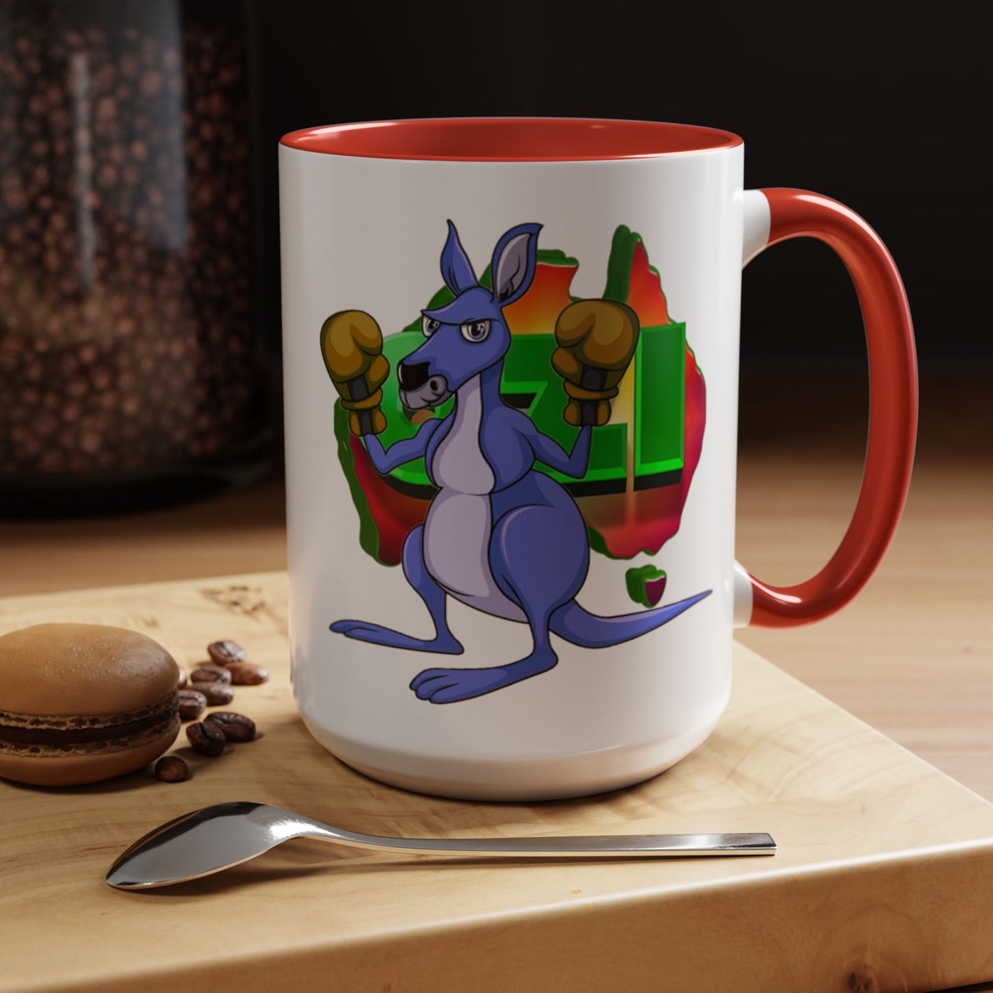 Ozi Mugs  - Blue Kangaroo