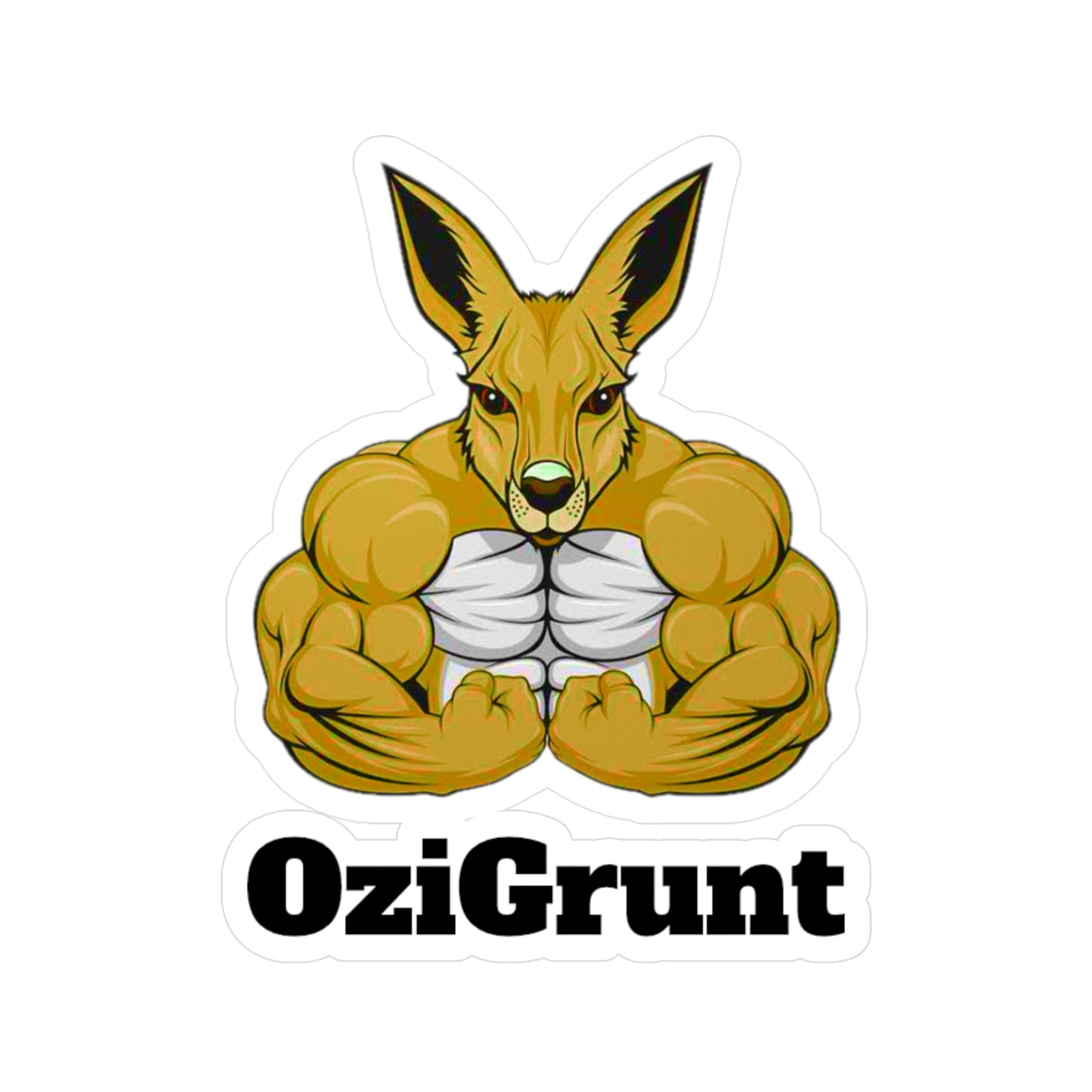 Ozi Grunt Stickers - Gold