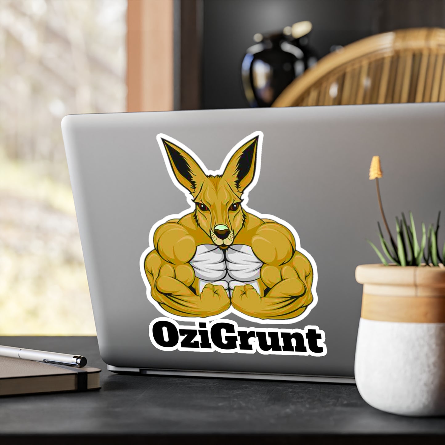 Ozi Grunt Stickers - Gold