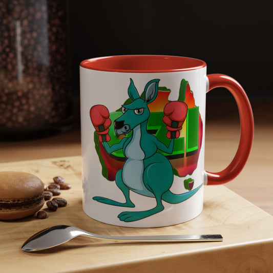 Ozi Mugs - Teal Kangaroo