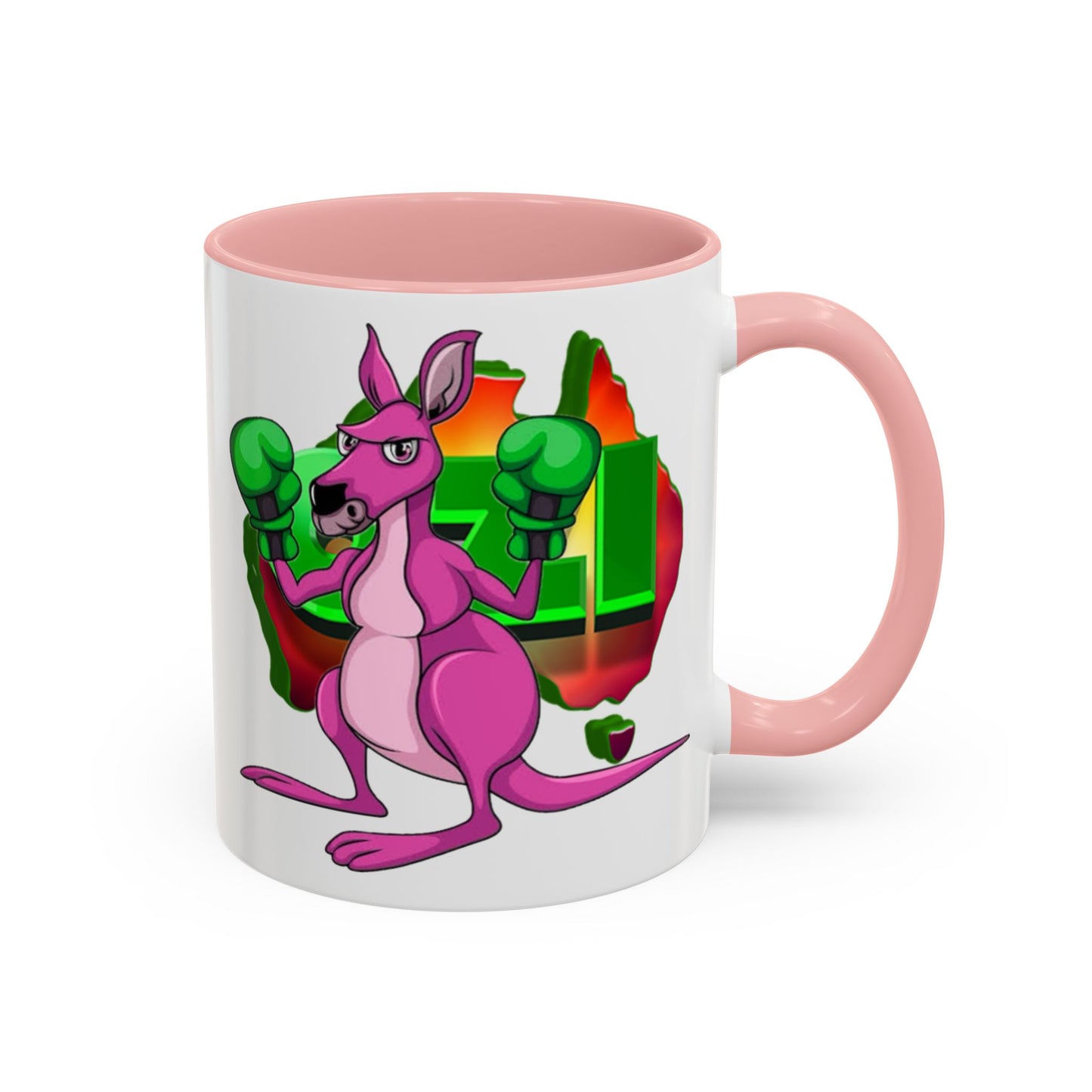 Ozi Mugs - Pink Kangaroo