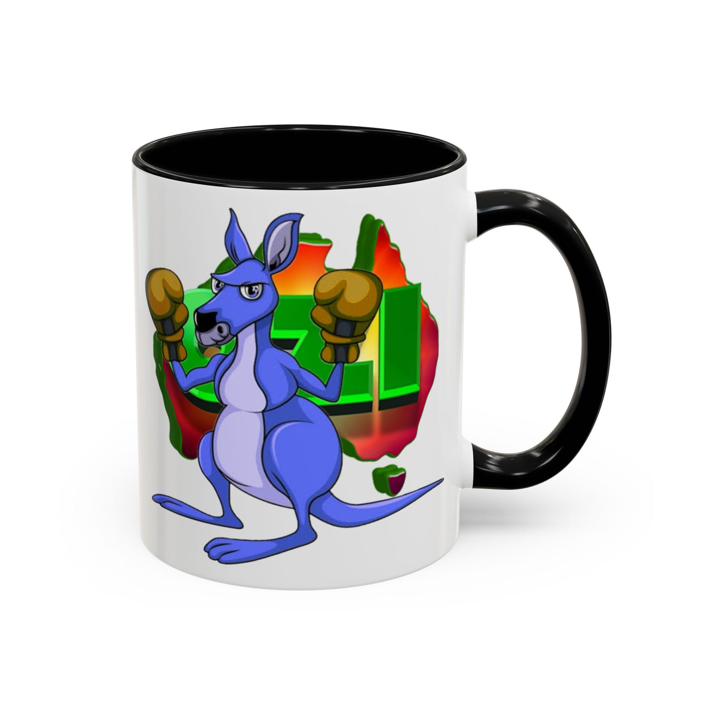 Ozi Mugs  - Blue Kangaroo