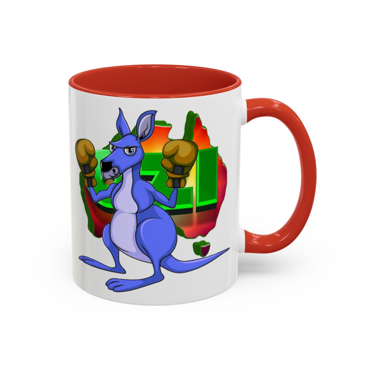 Ozi Mugs  - Blue Kangaroo