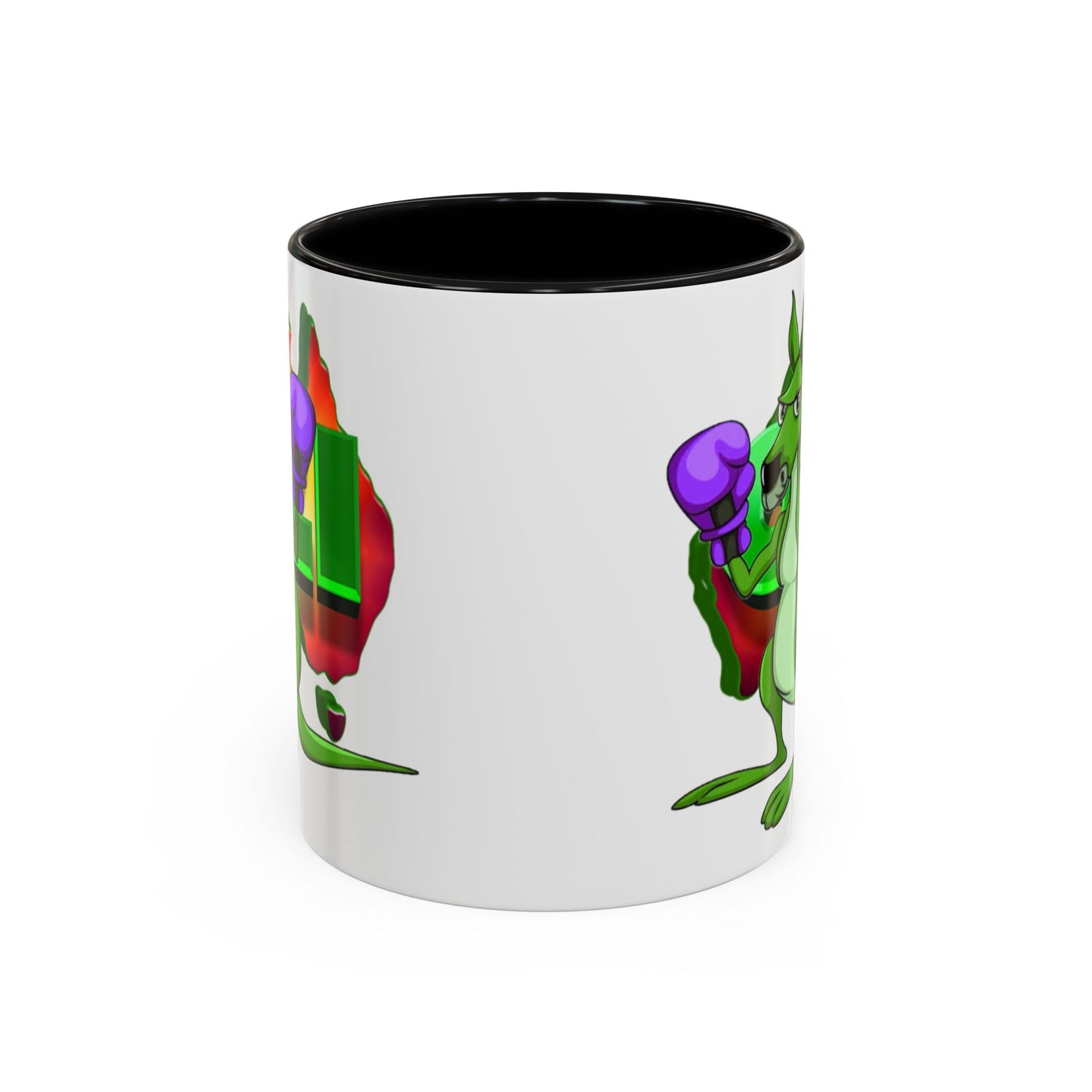 Ozi Mugs - Green Kangaroo