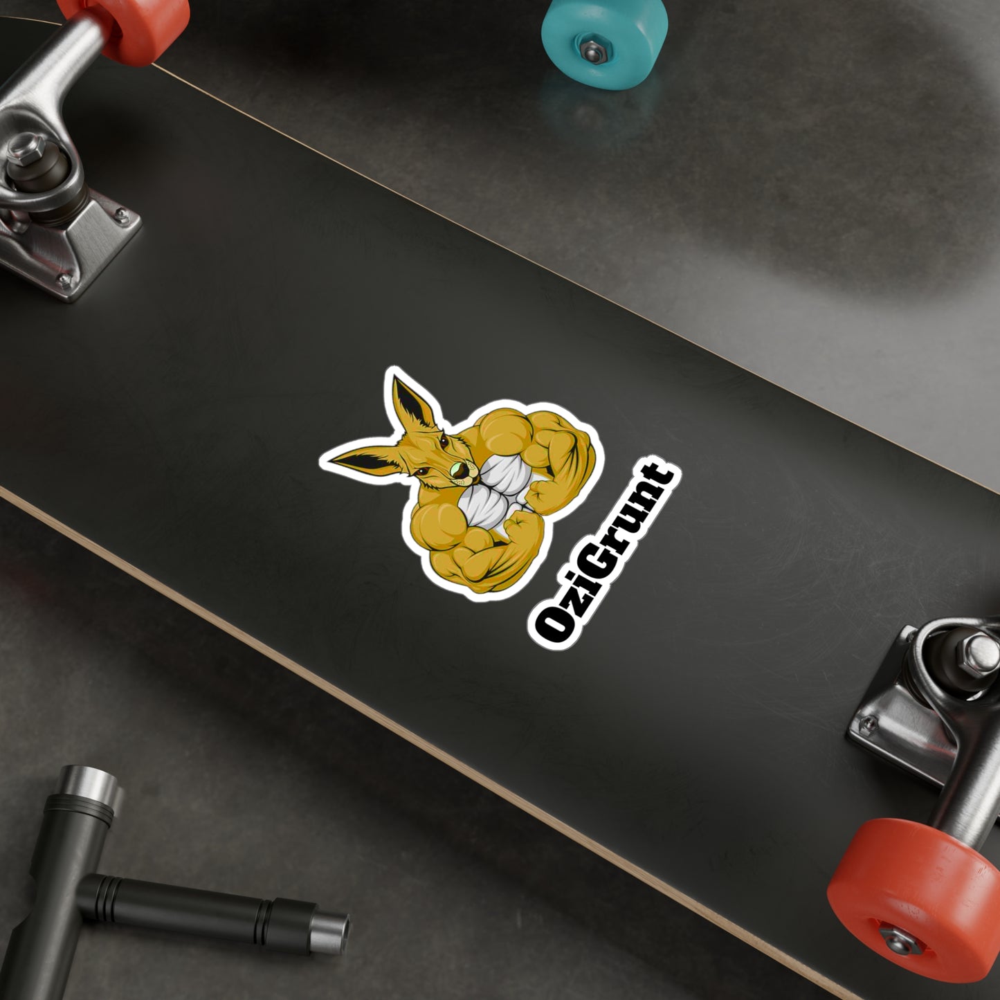 Ozi Grunt Stickers - Gold