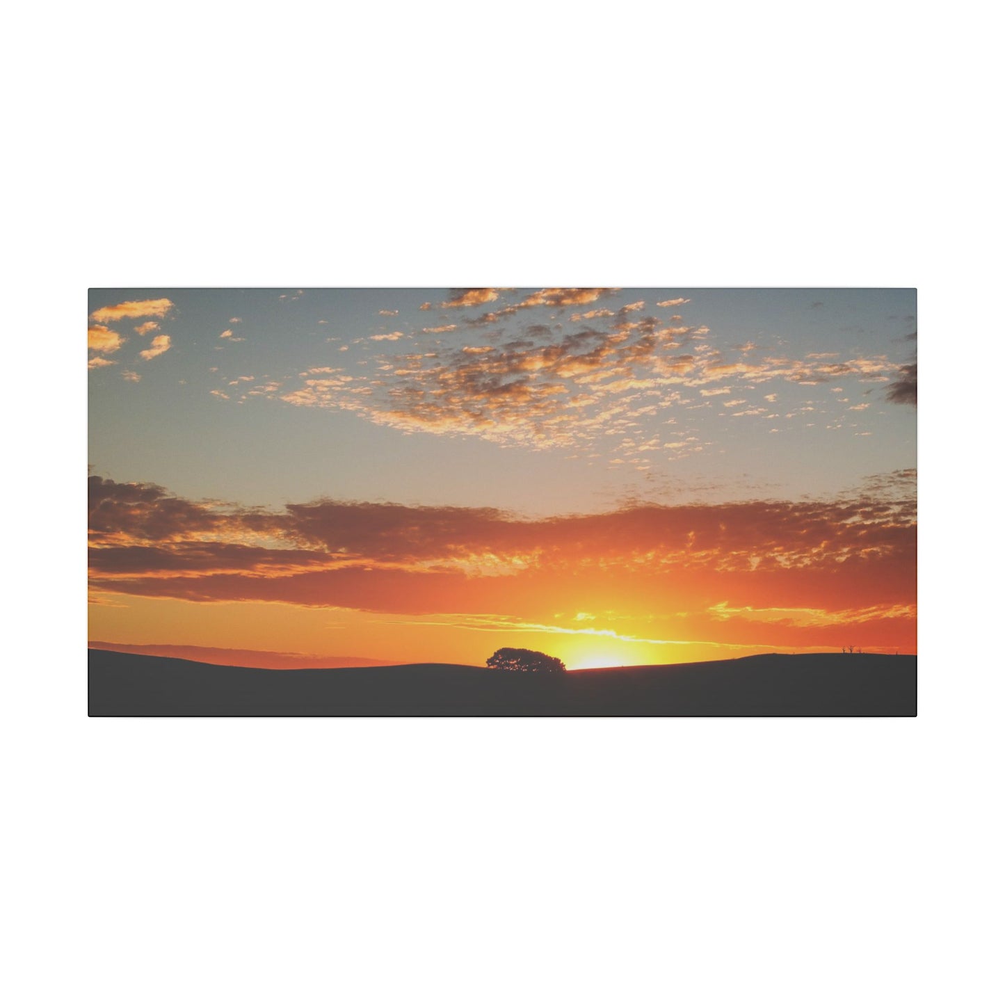 Pix By Ozi  "Doo Hill Sunset "  Victoria Australia printed on Canvas