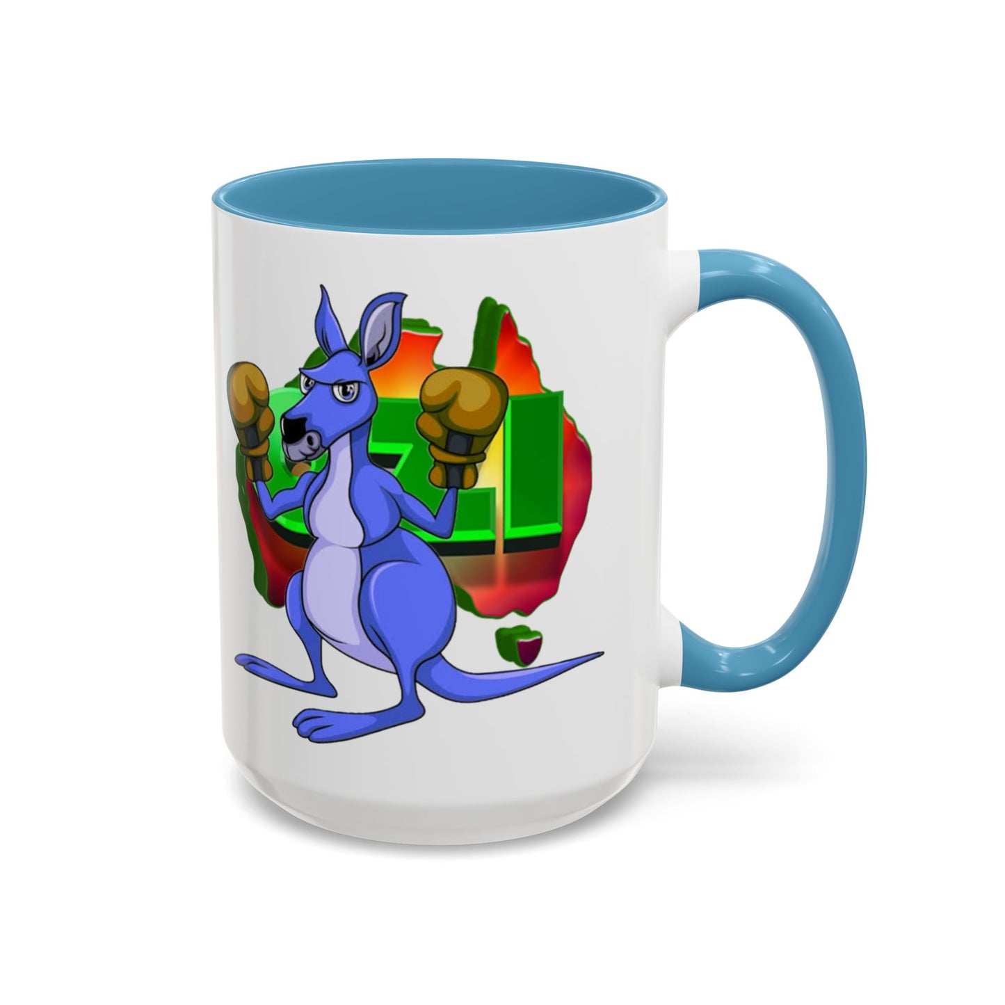 Ozi Mugs  - Blue Kangaroo