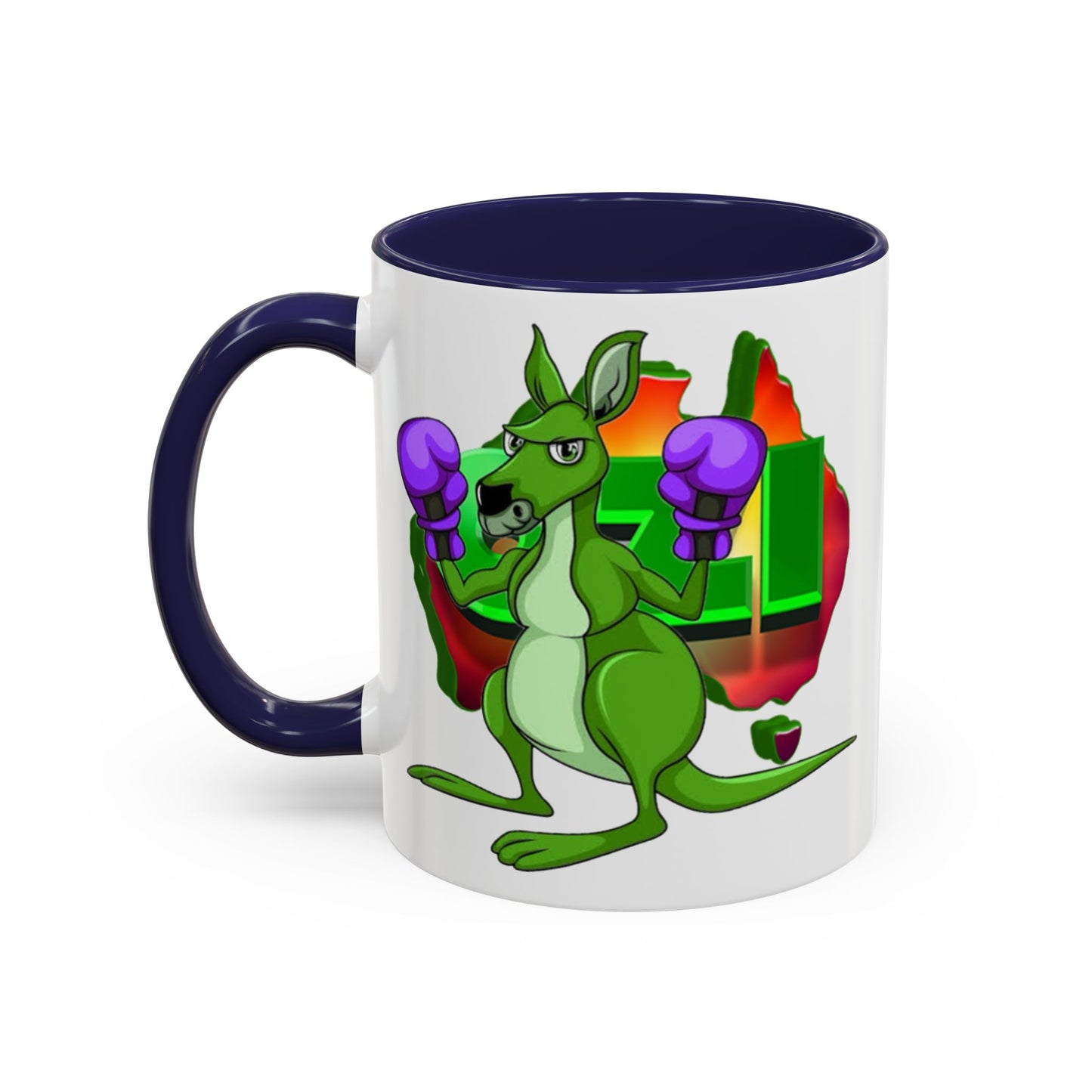 Ozi Mugs - Green Kangaroo