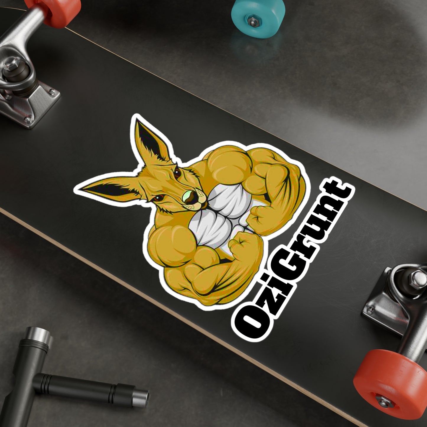 Ozi Grunt Stickers - Gold