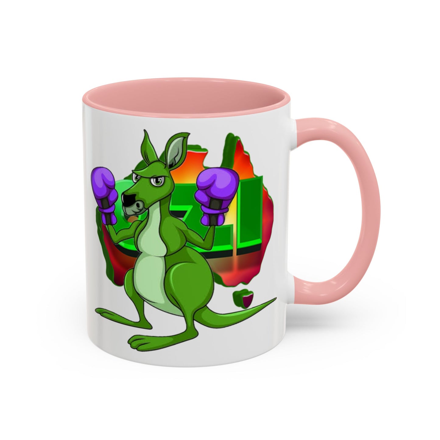 Ozi Mugs - Green Kangaroo