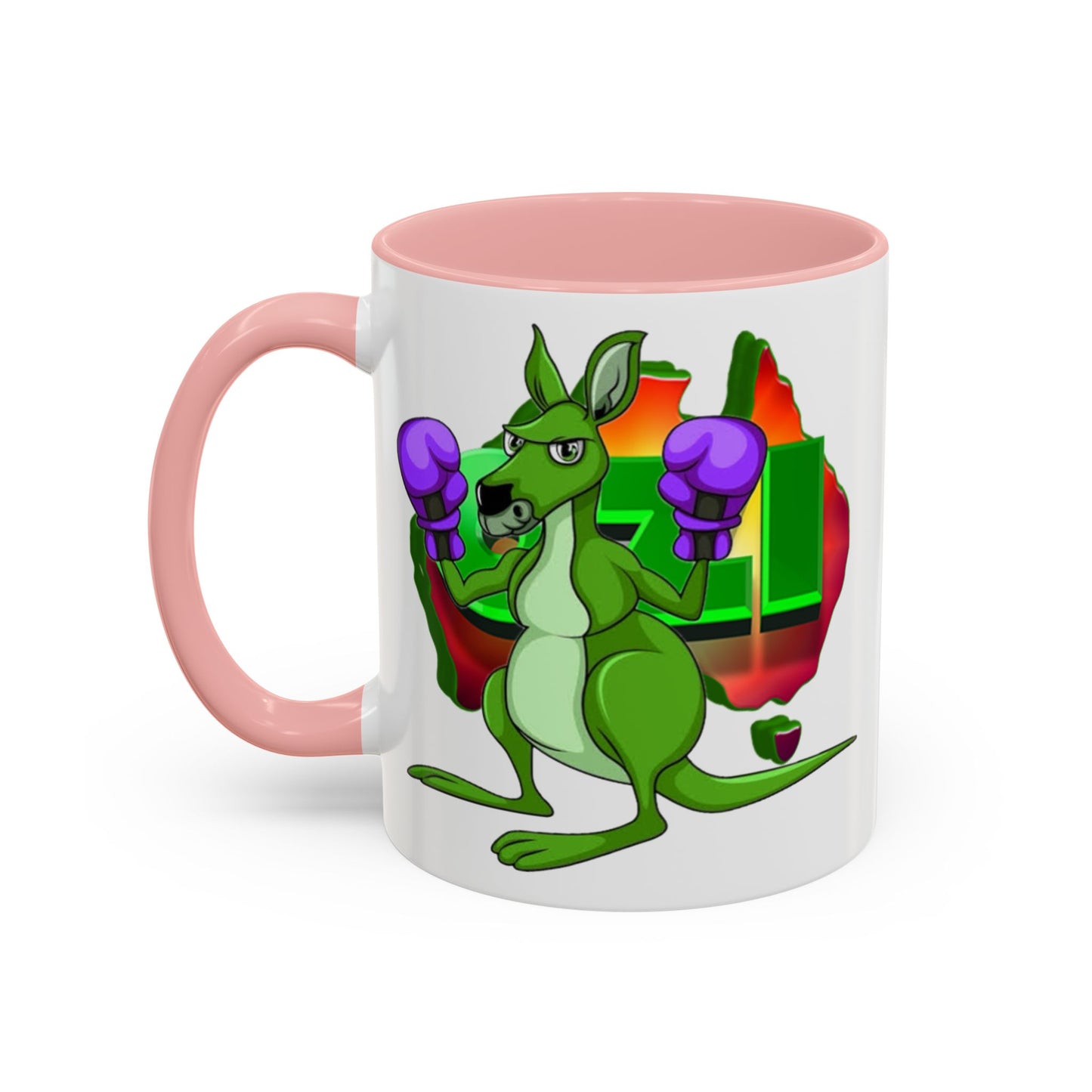 Ozi Mugs - Green Kangaroo