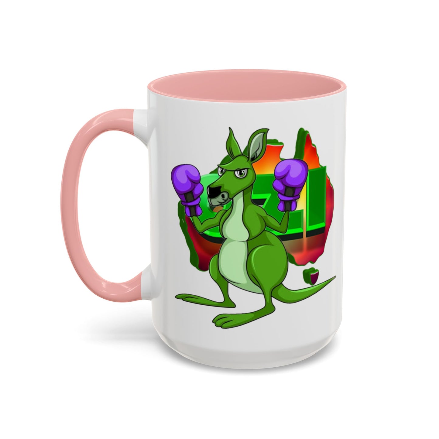 Ozi Mugs - Green Kangaroo