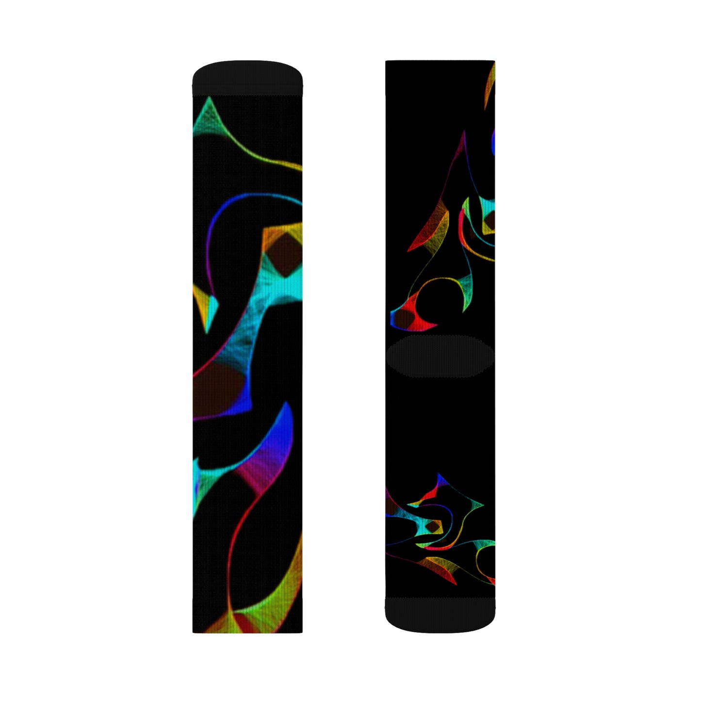 Ozi Sublimation Socks With Hand Drawn Art