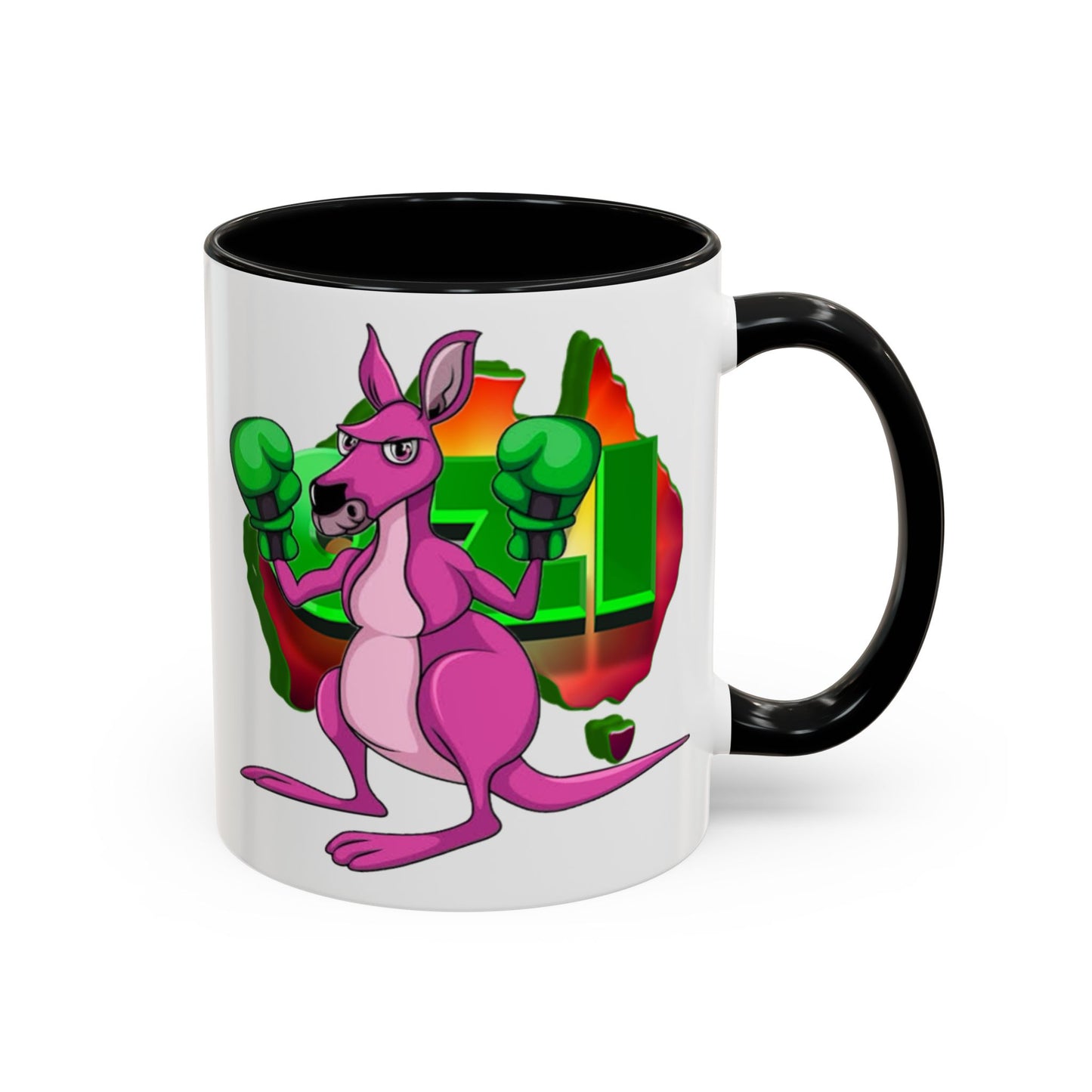 Ozi Mugs - Pink Kangaroo