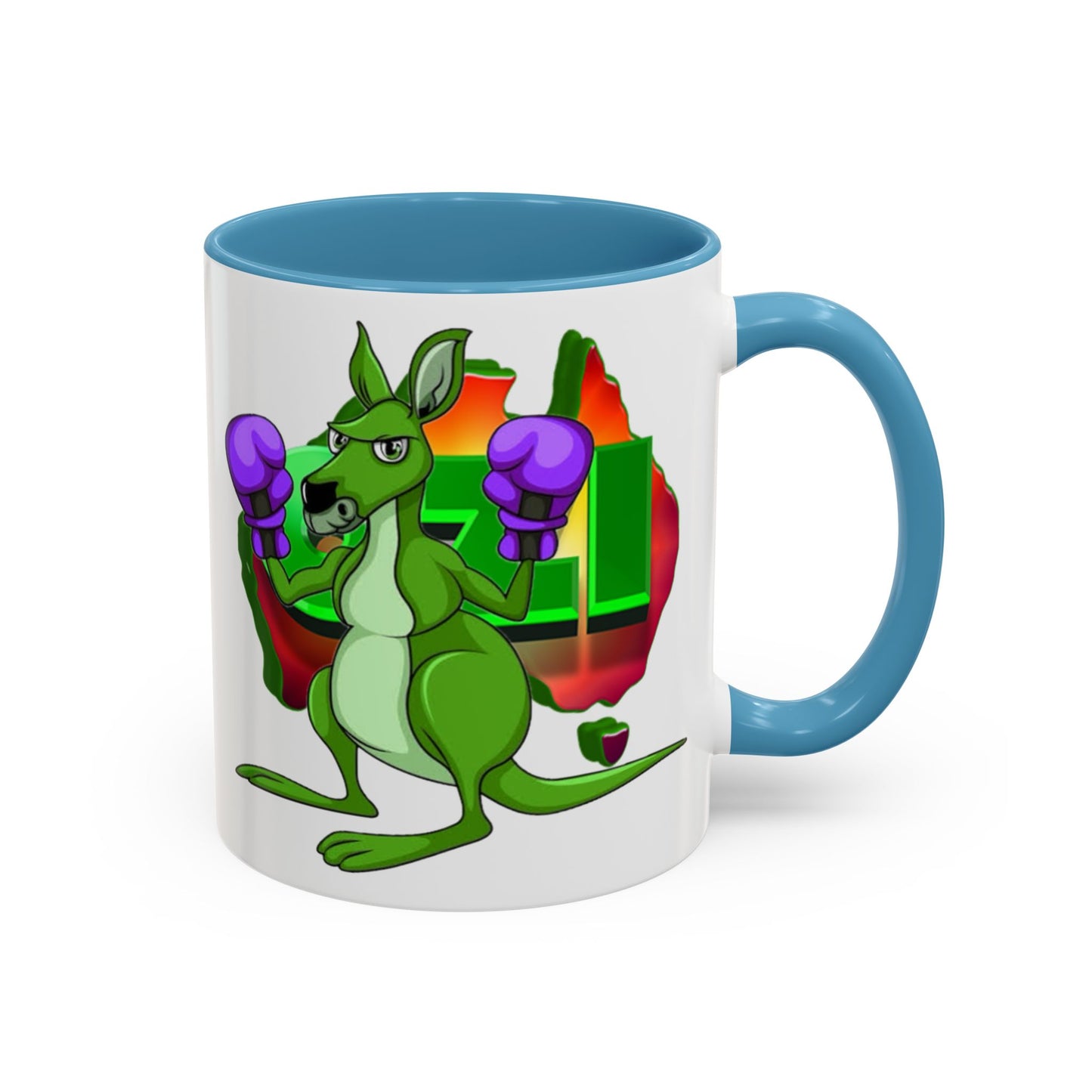 Ozi Mugs - Green Kangaroo