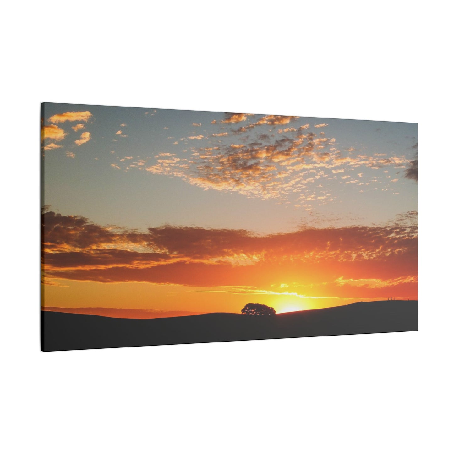 Pix By Ozi  "Doo Hill Sunset "  Victoria Australia printed on Canvas